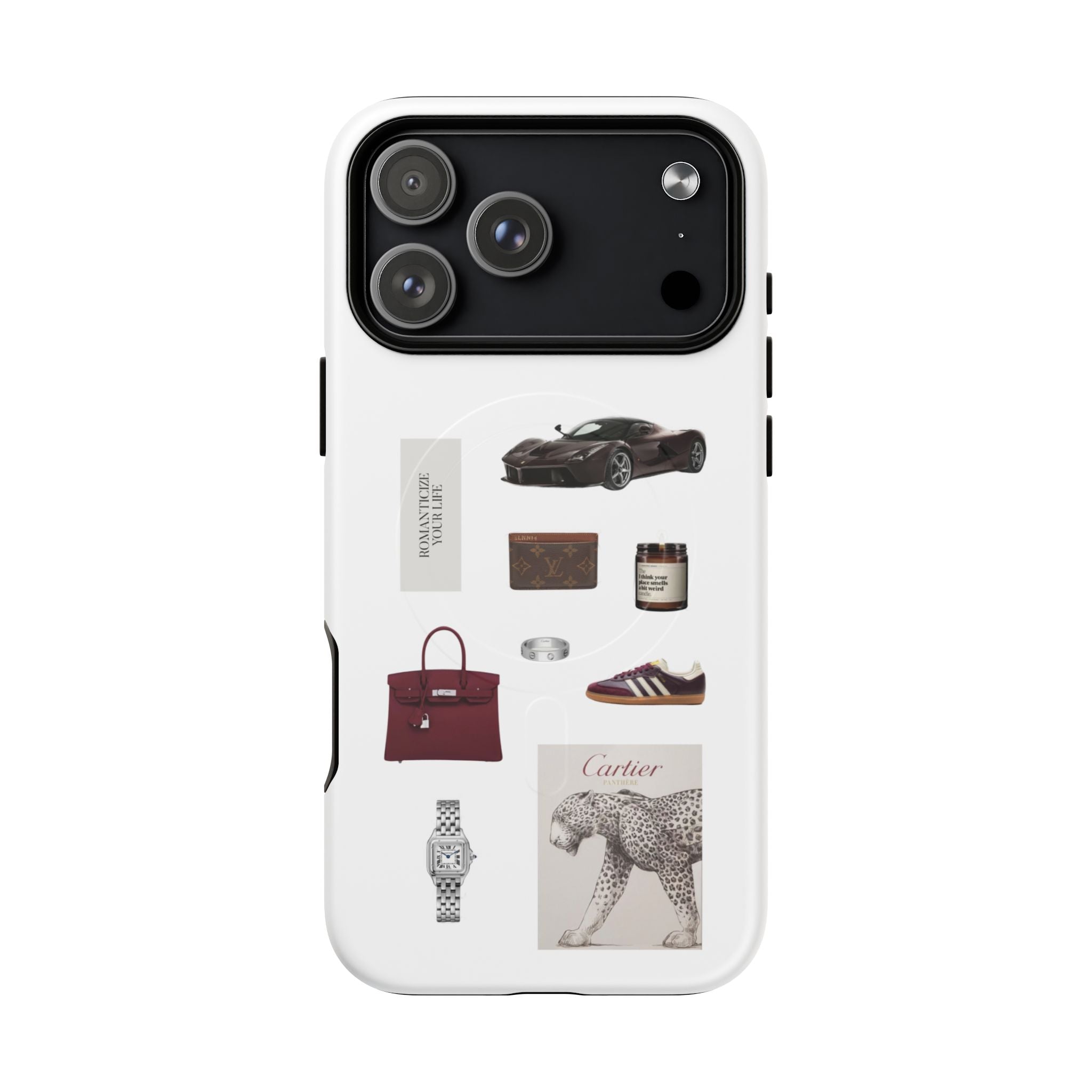 SAEVO Bordeaux Luxe Magnetic iPhone Case