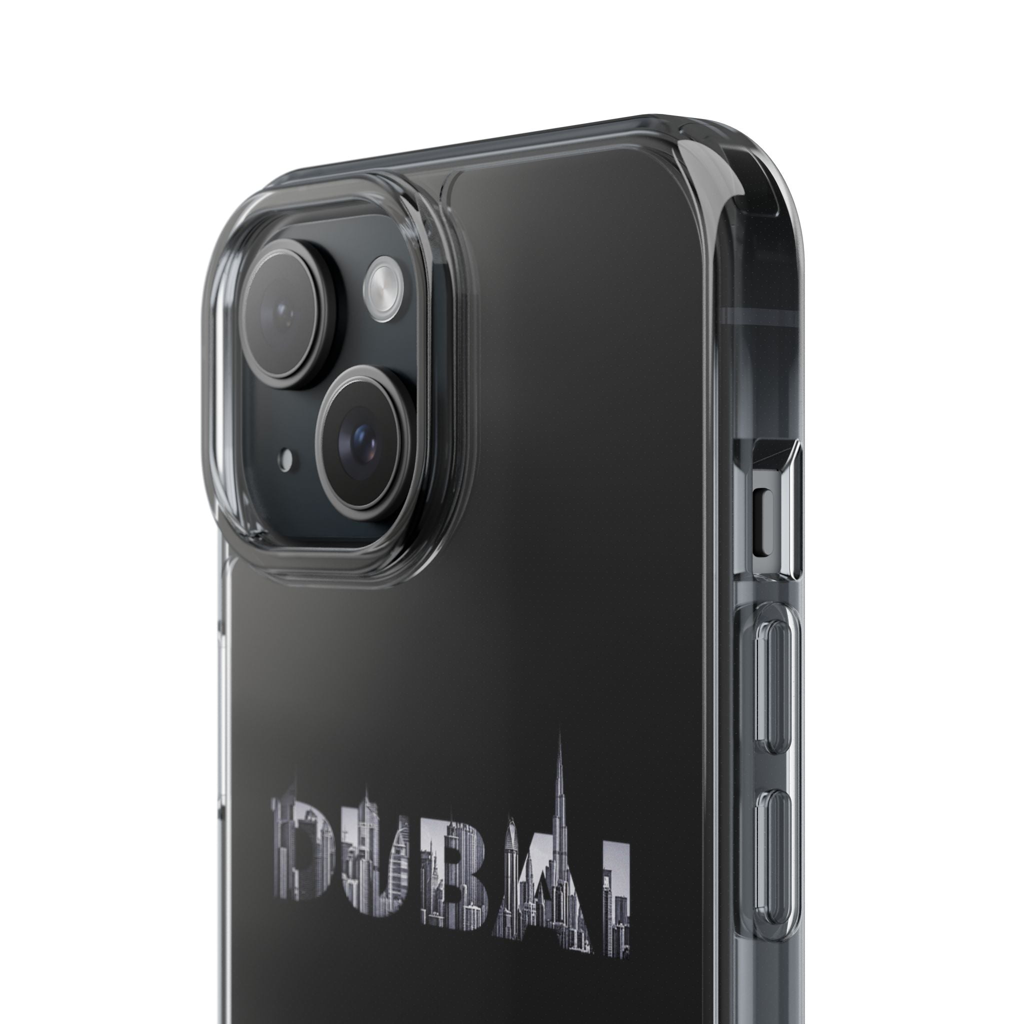 Dubai Skyline Clear Impact-Resistant Case