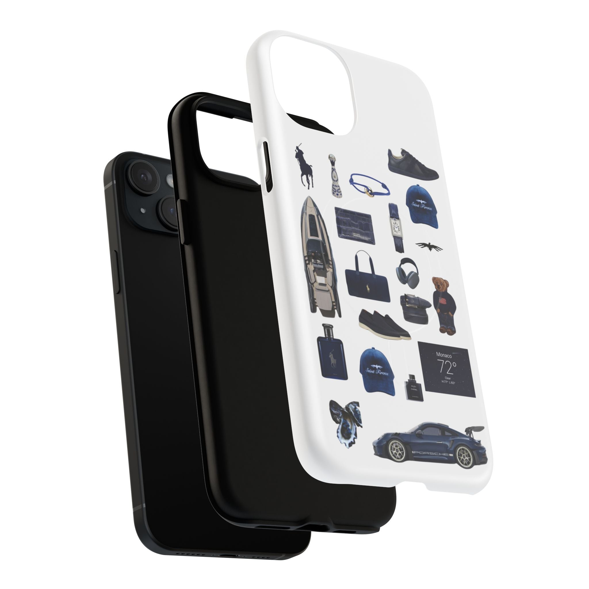 SAEVO Riviera Blue Magnetic iPhone Case