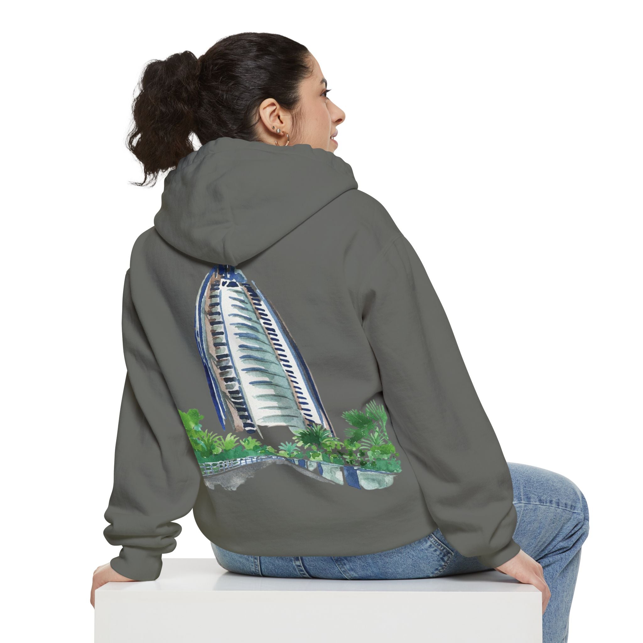 SAEVO Burj Al Arab Watercolor Hoodie