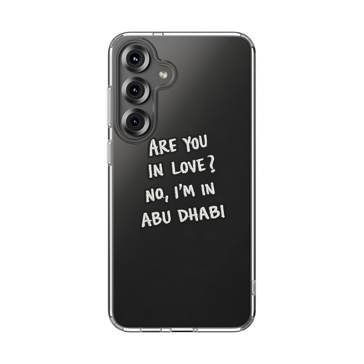 Abu Dhabi Love Clear Case