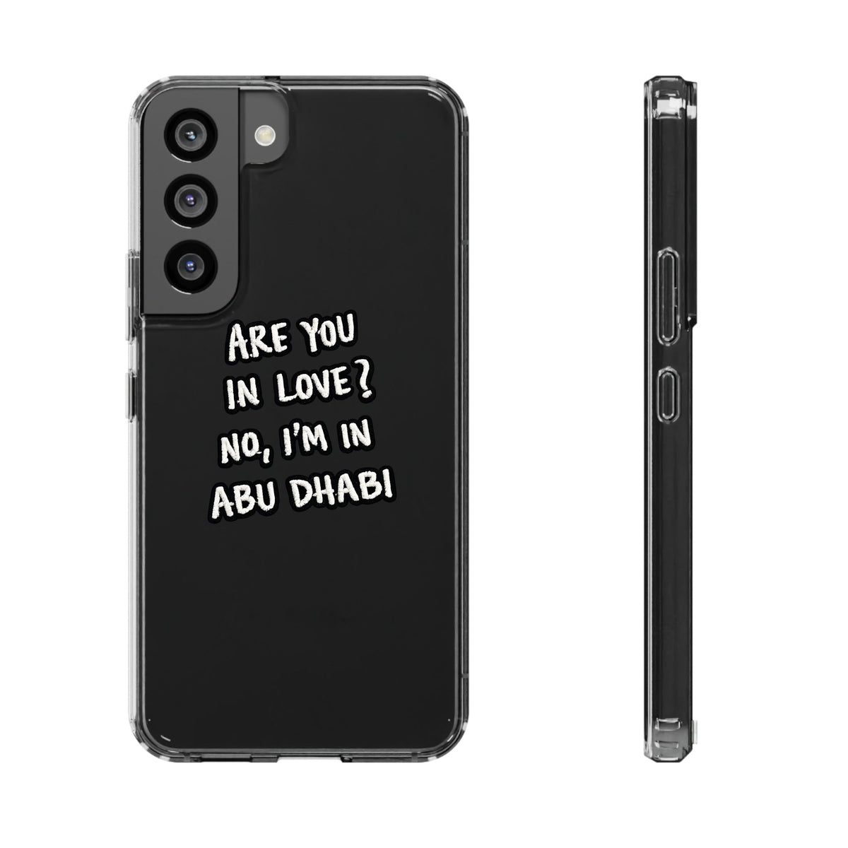 Abu Dhabi Love Clear Case