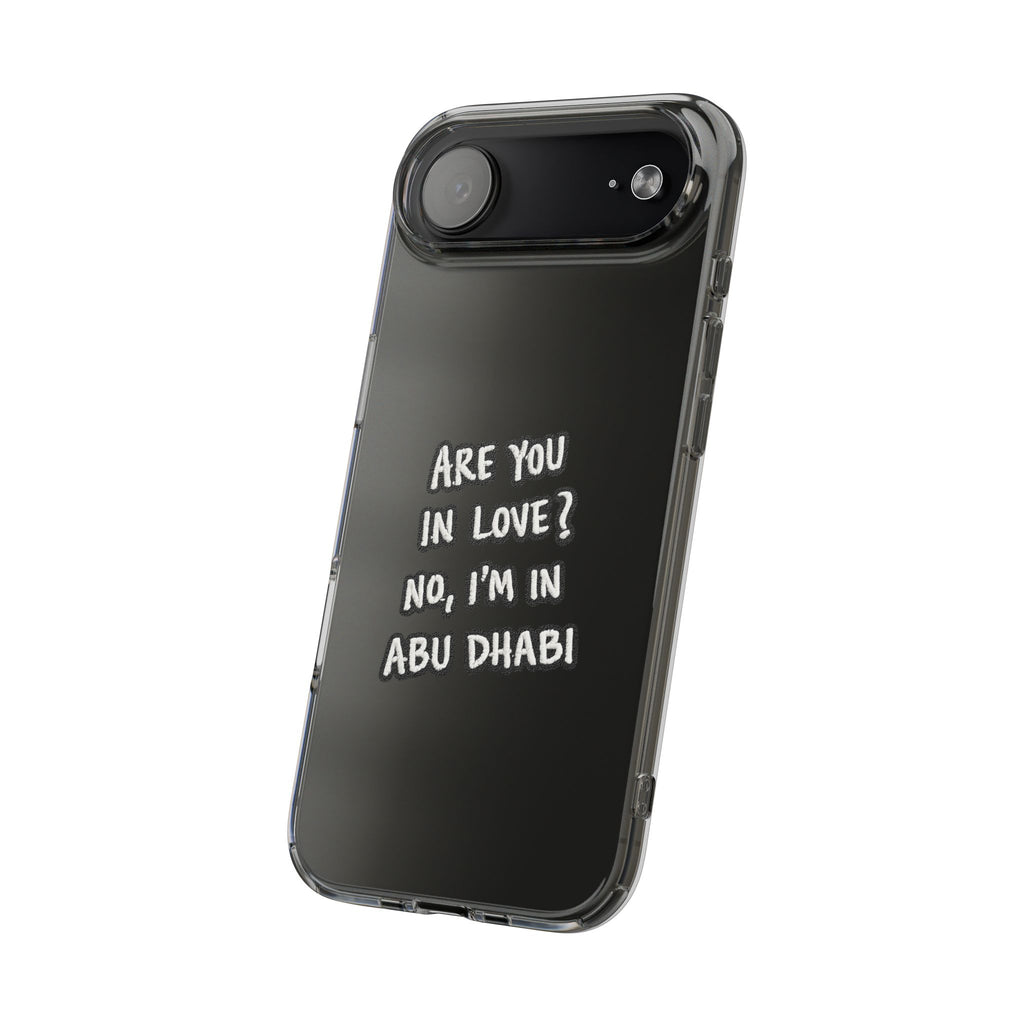 Abu Dhabi Love Clear Case