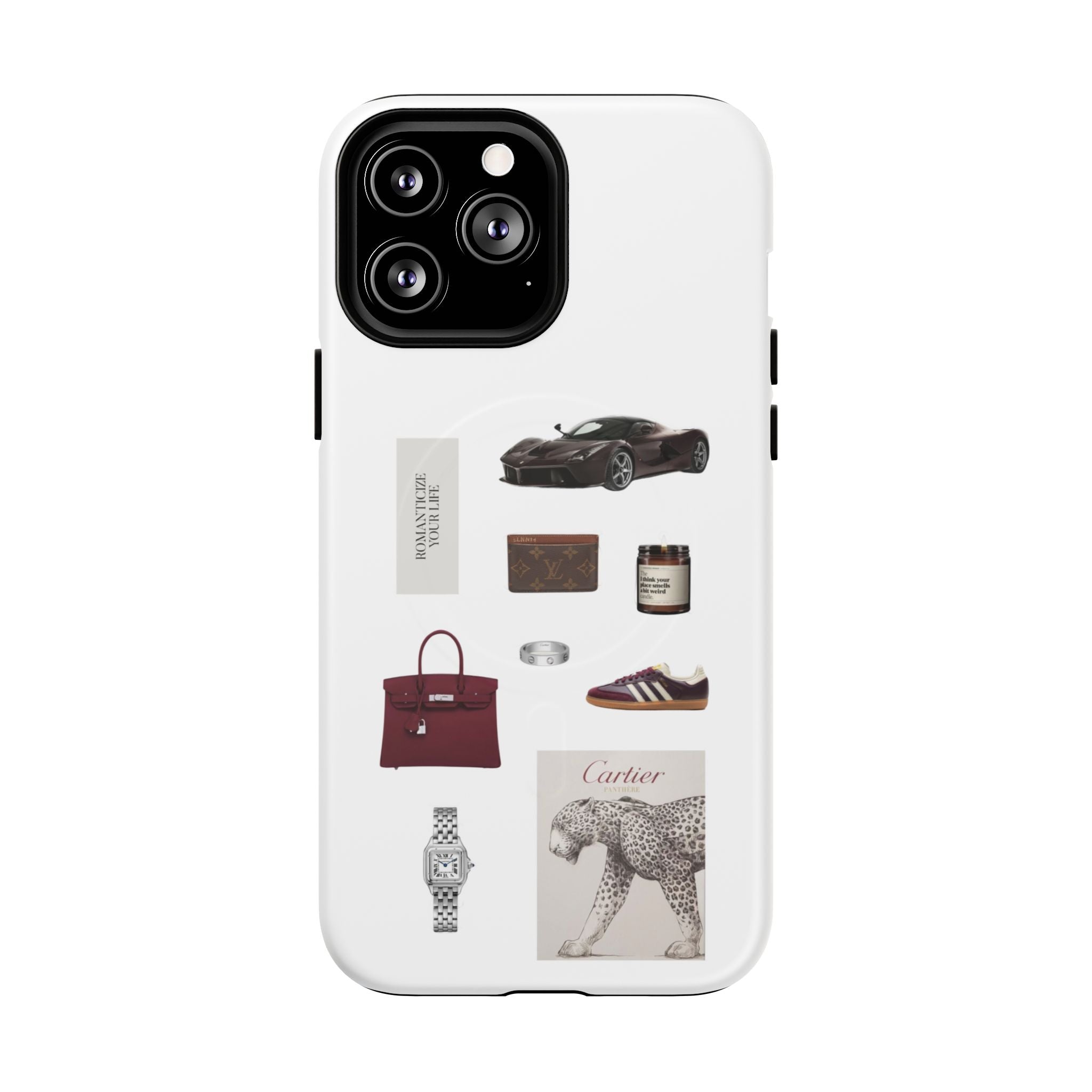 SAEVO Bordeaux Luxe Magnetic iPhone Case