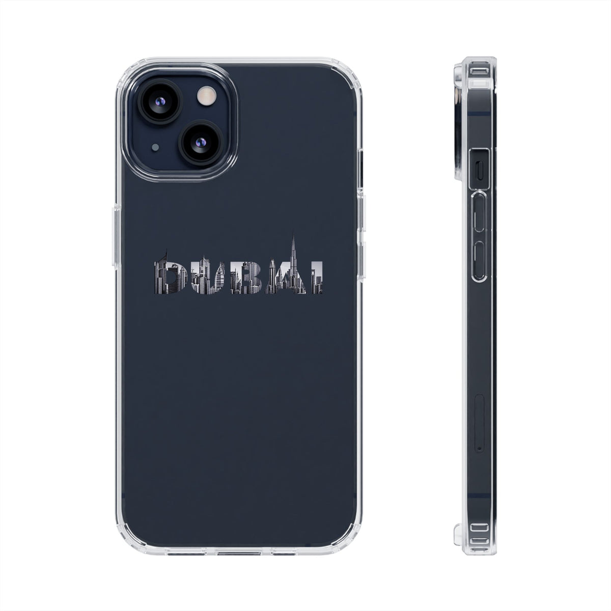 Dubai Skyline Clear Impact-Resistant Case