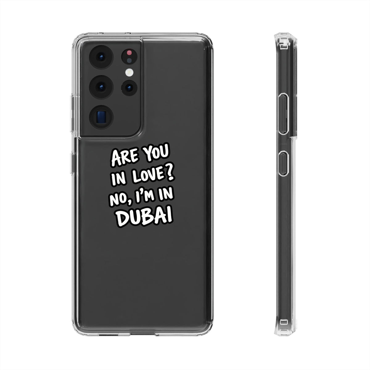 Dubai Love Clear Impact-Resistant Case