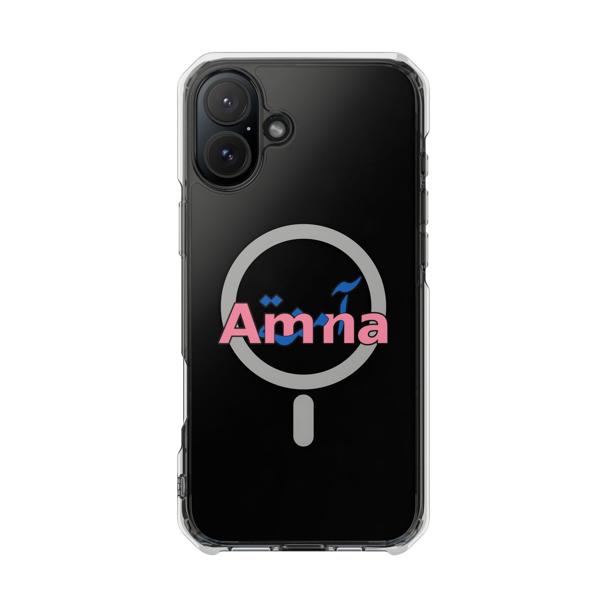 Amna Magnetic Clear iPhone Case