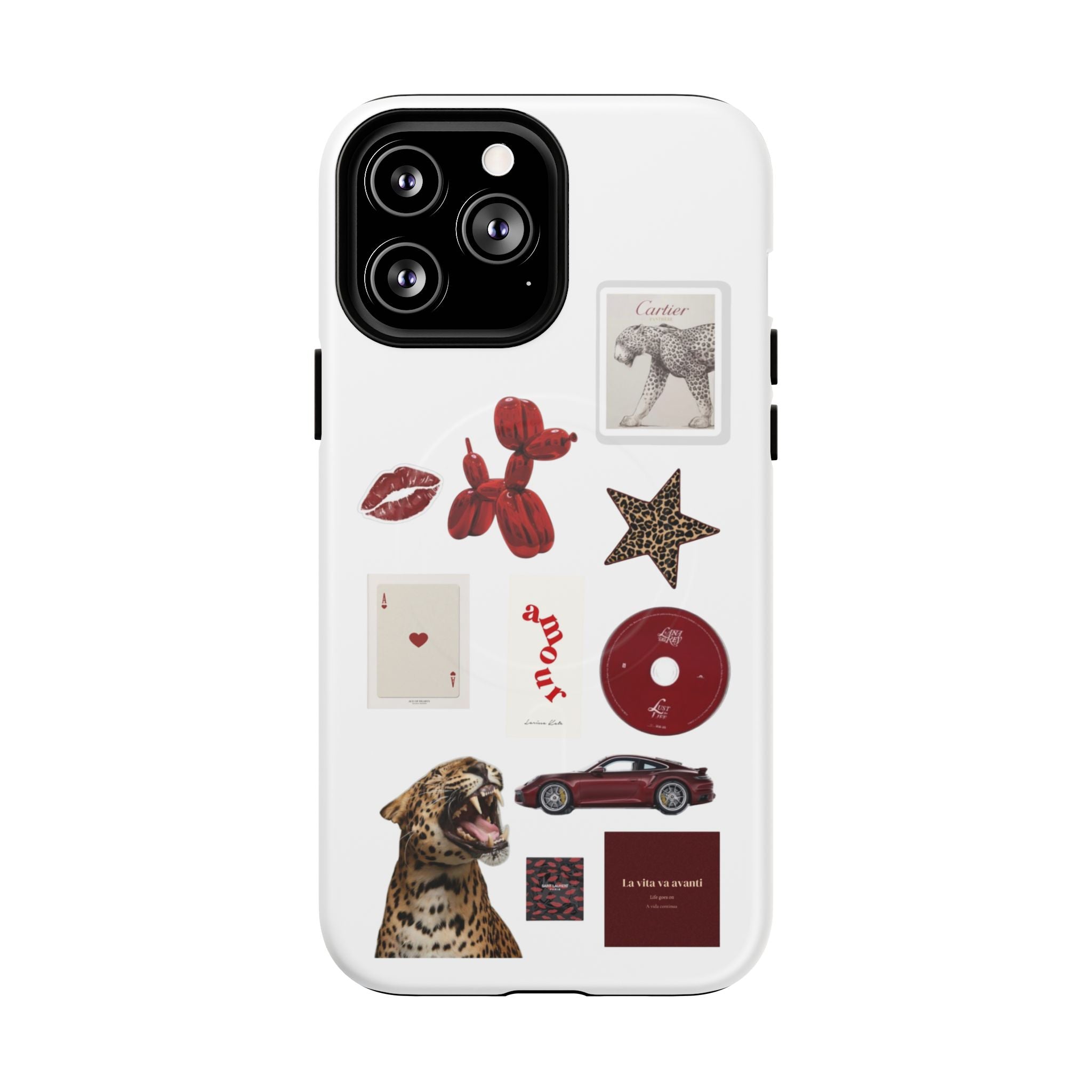 SAEVO Crimson Instinct Magnetic iPhone Case