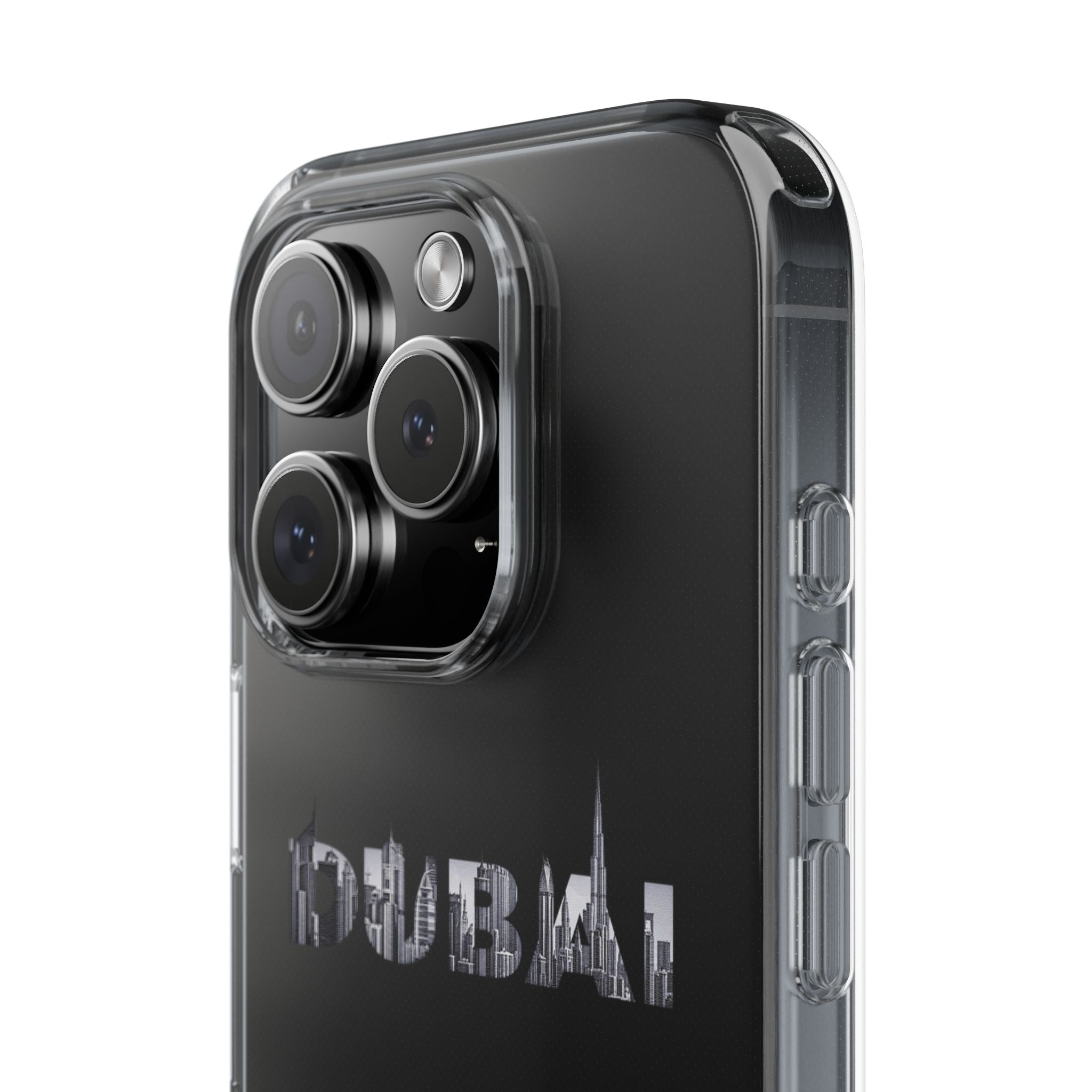 Dubai Skyline Clear Impact-Resistant Case