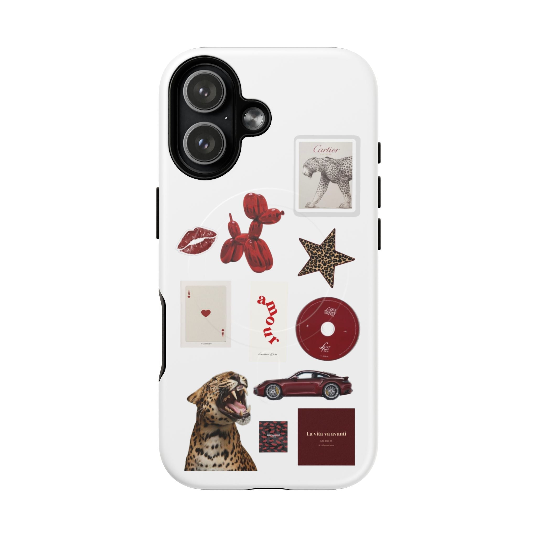 SAEVO Crimson Instinct Magnetic iPhone Case