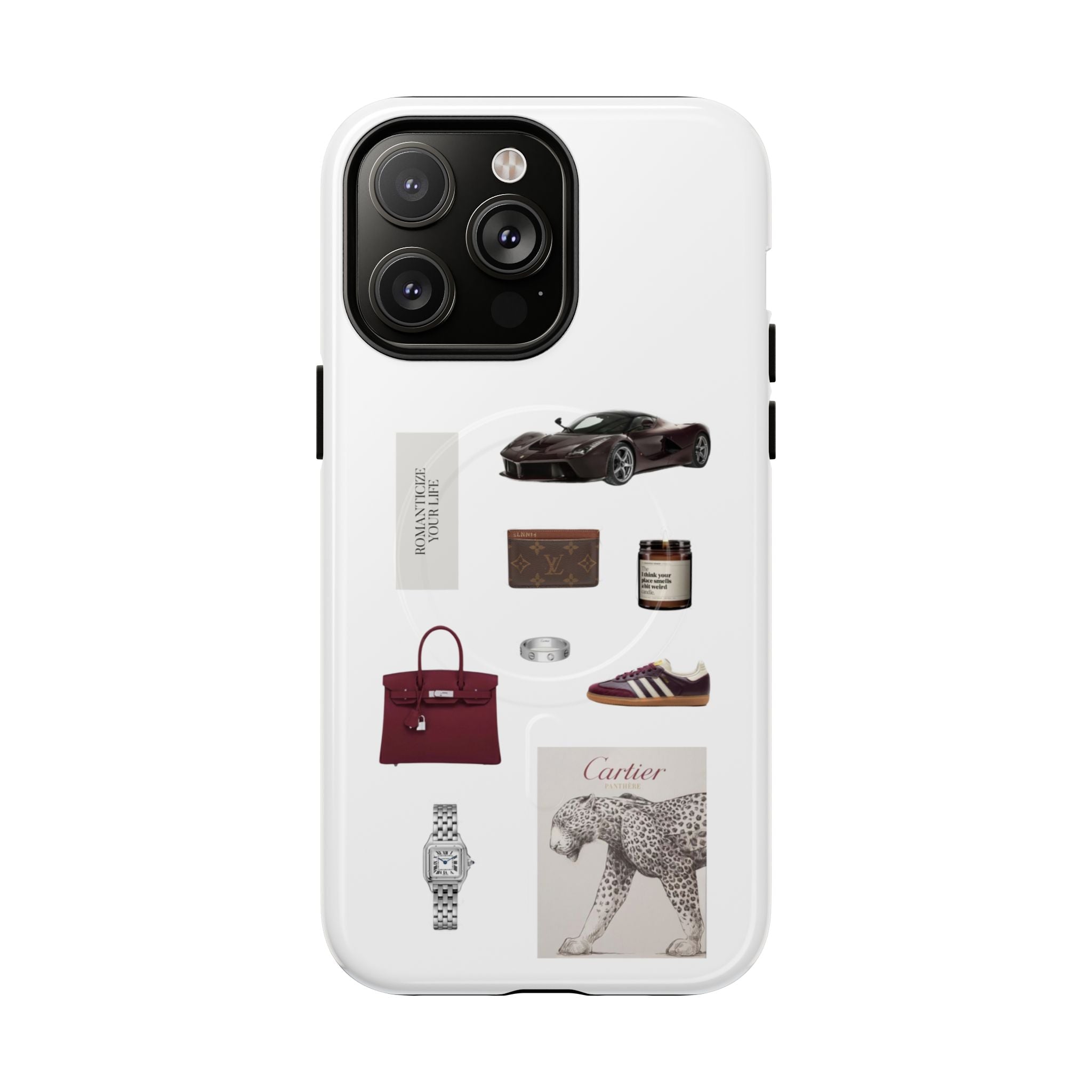 SAEVO Bordeaux Luxe Magnetic iPhone Case