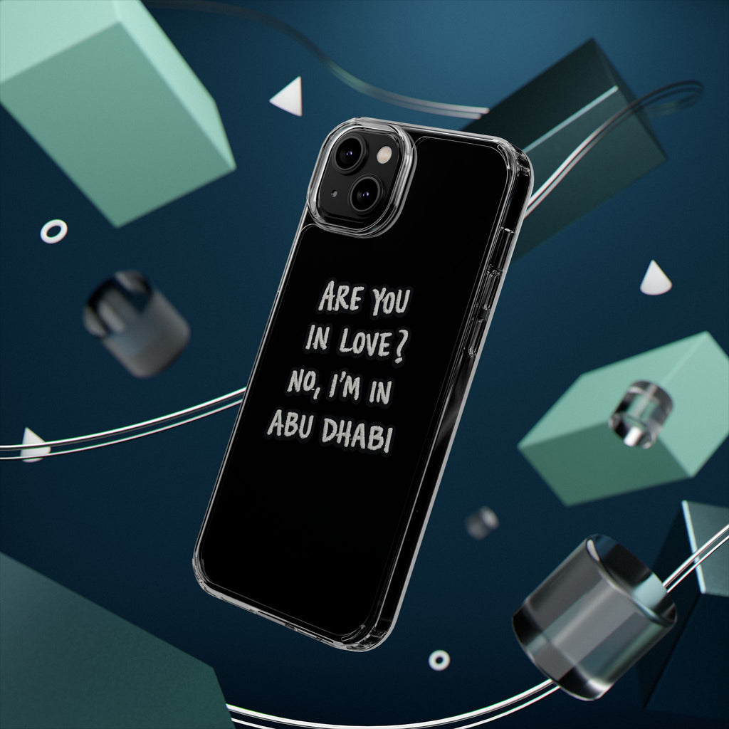 Abu Dhabi Love Clear Case