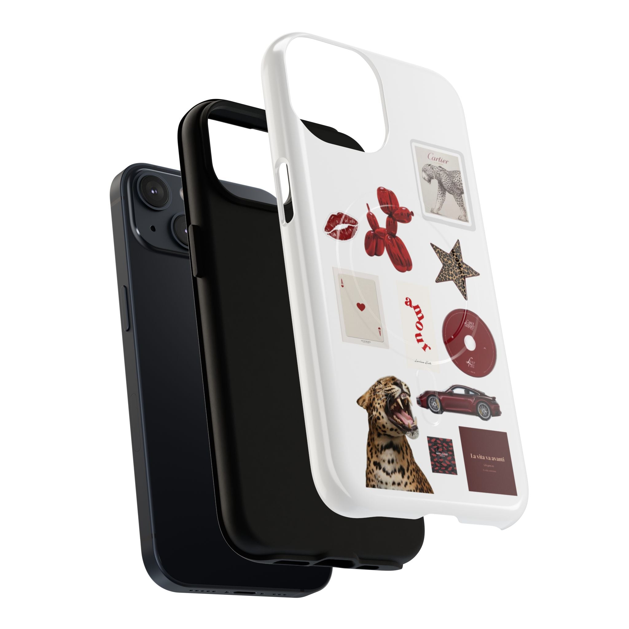 SAEVO Crimson Instinct Magnetic iPhone Case