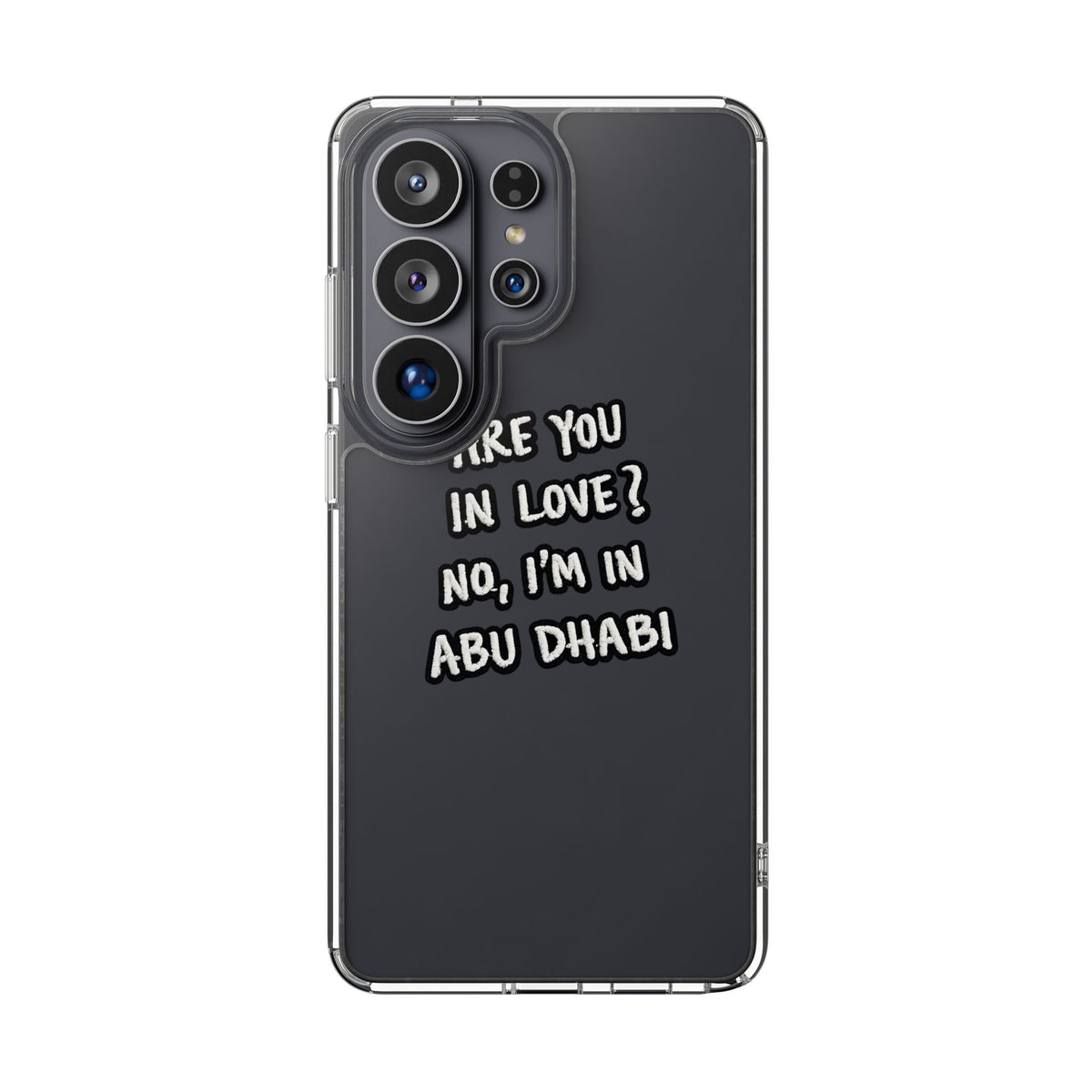 Abu Dhabi Love Clear Case