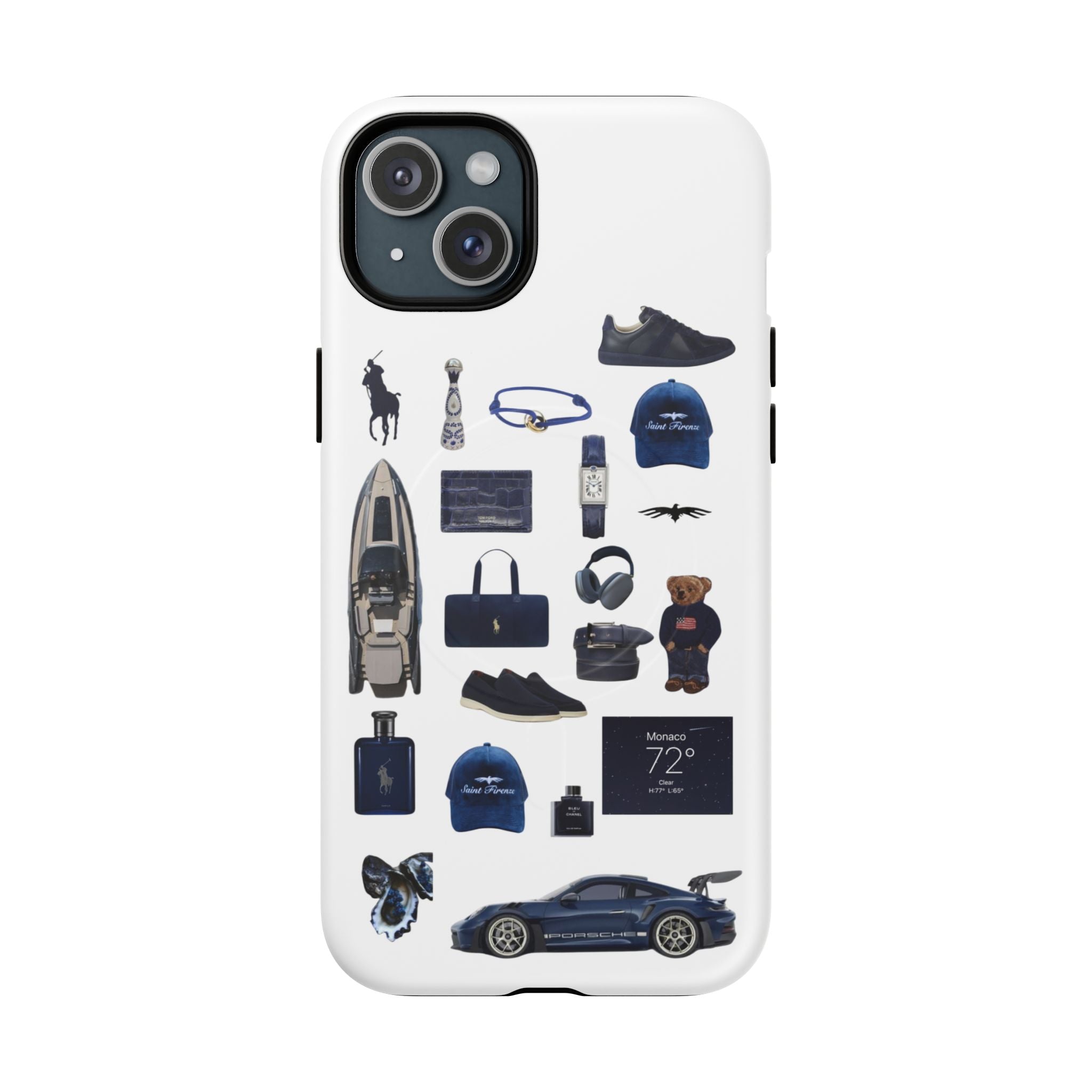 SAEVO Riviera Blue Magnetic iPhone Case