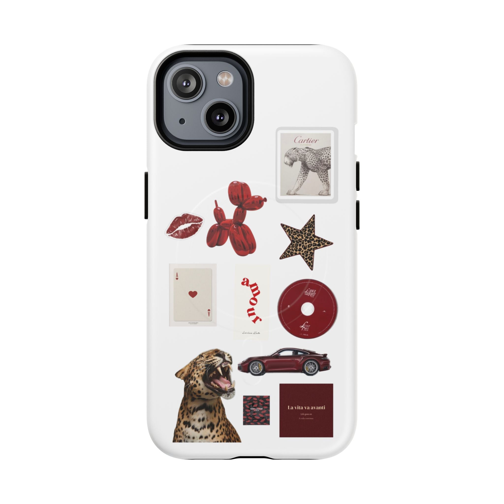 SAEVO Crimson Instinct Magnetic iPhone Case