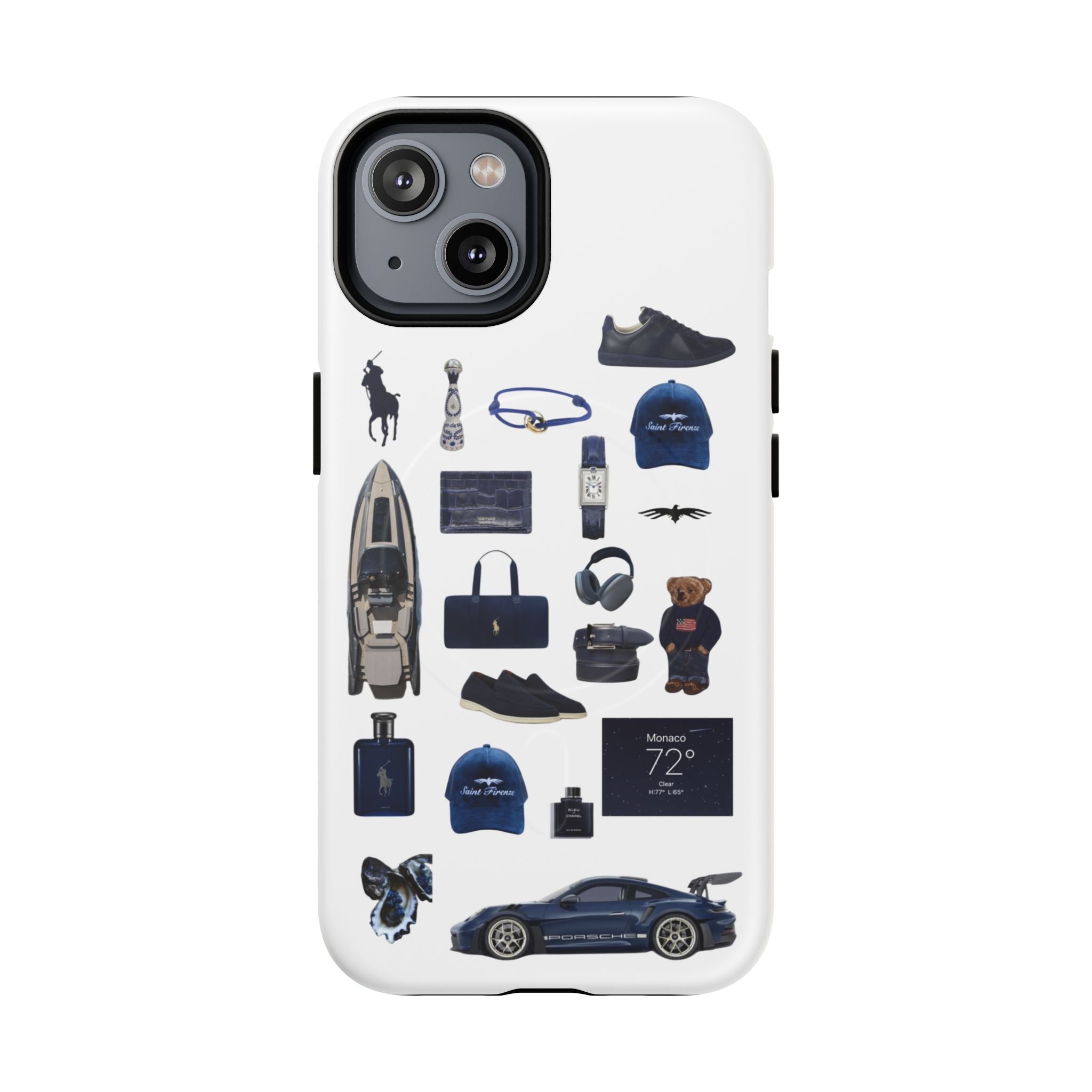 SAEVO Riviera Blue Magnetic iPhone Case