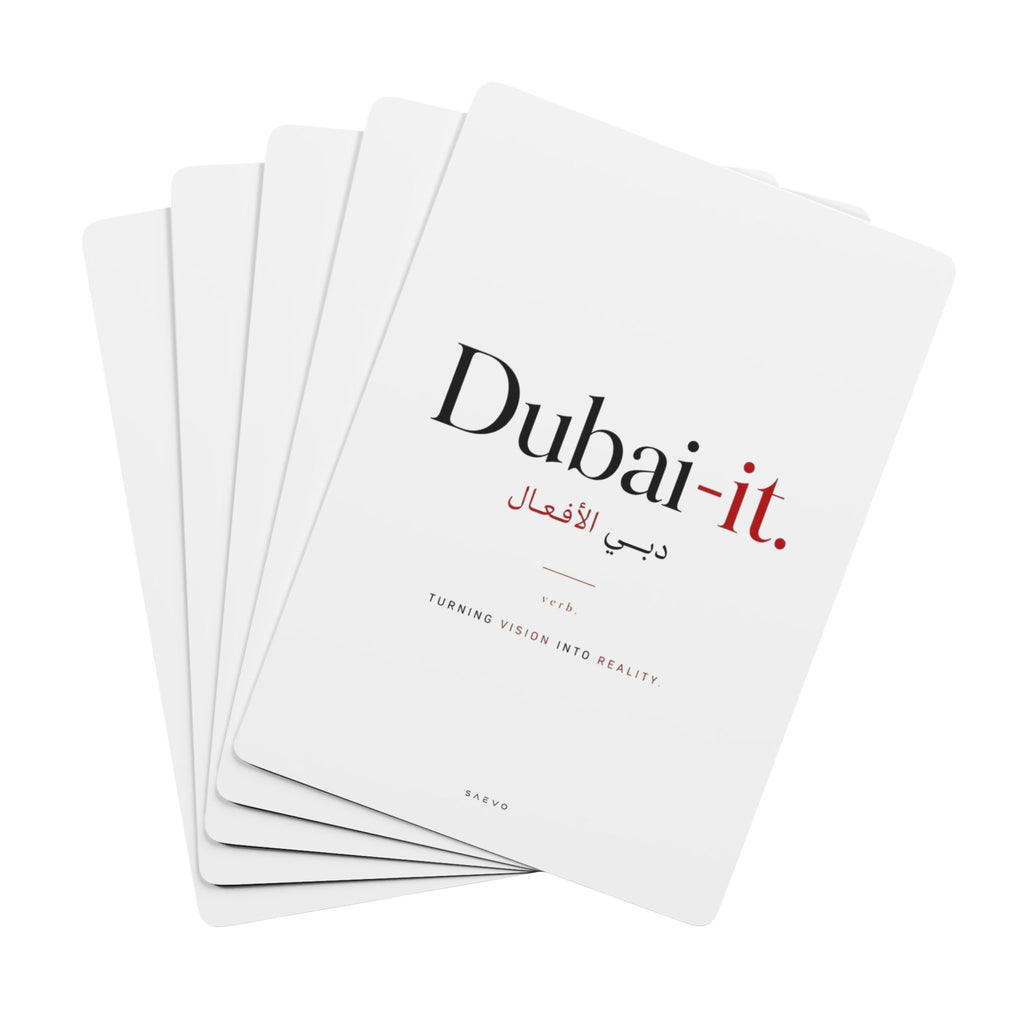SAEVO Dubai-it Playing Cards