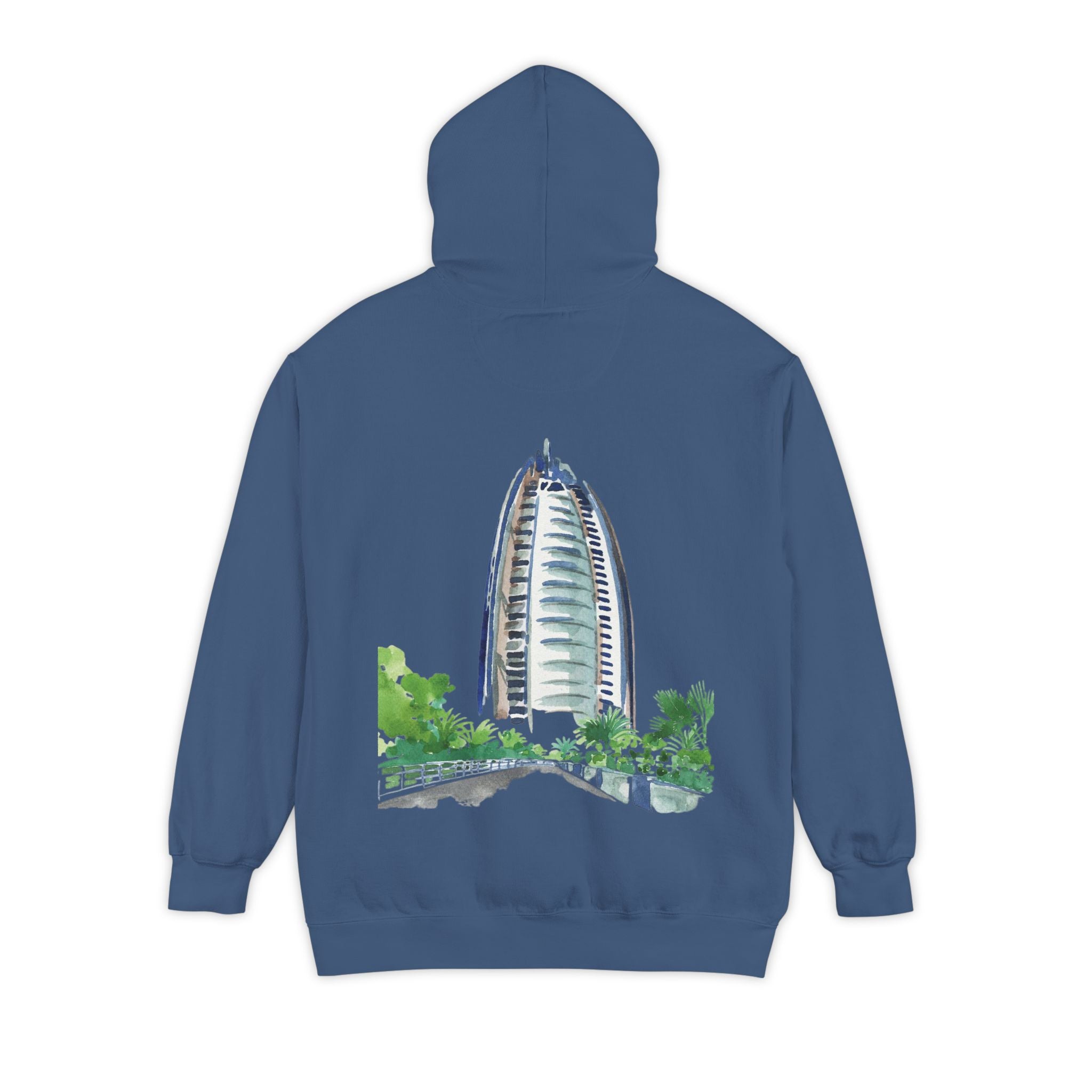 SAEVO Burj Al Arab Watercolor Hoodie
