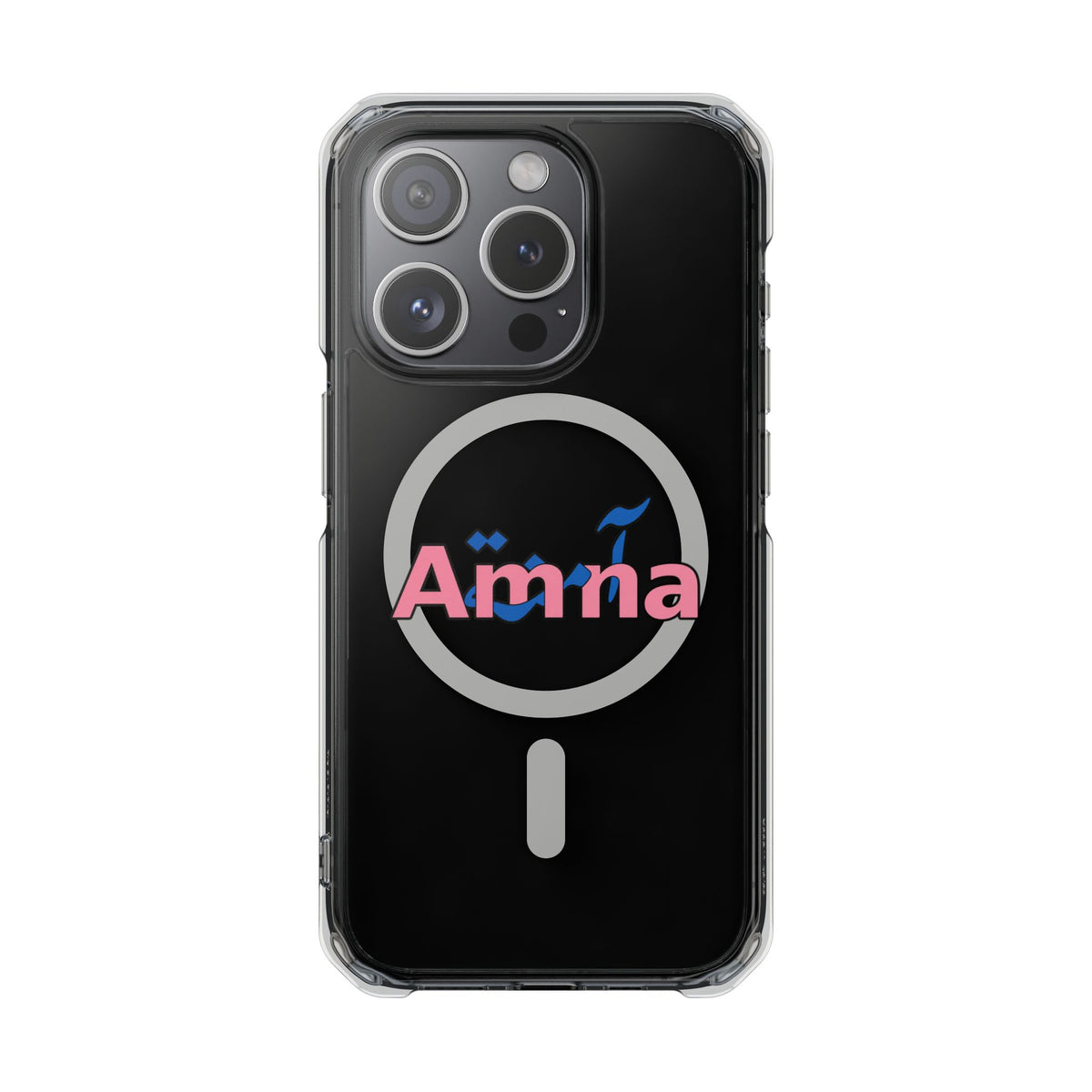 Amna Magnetic Clear iPhone Case