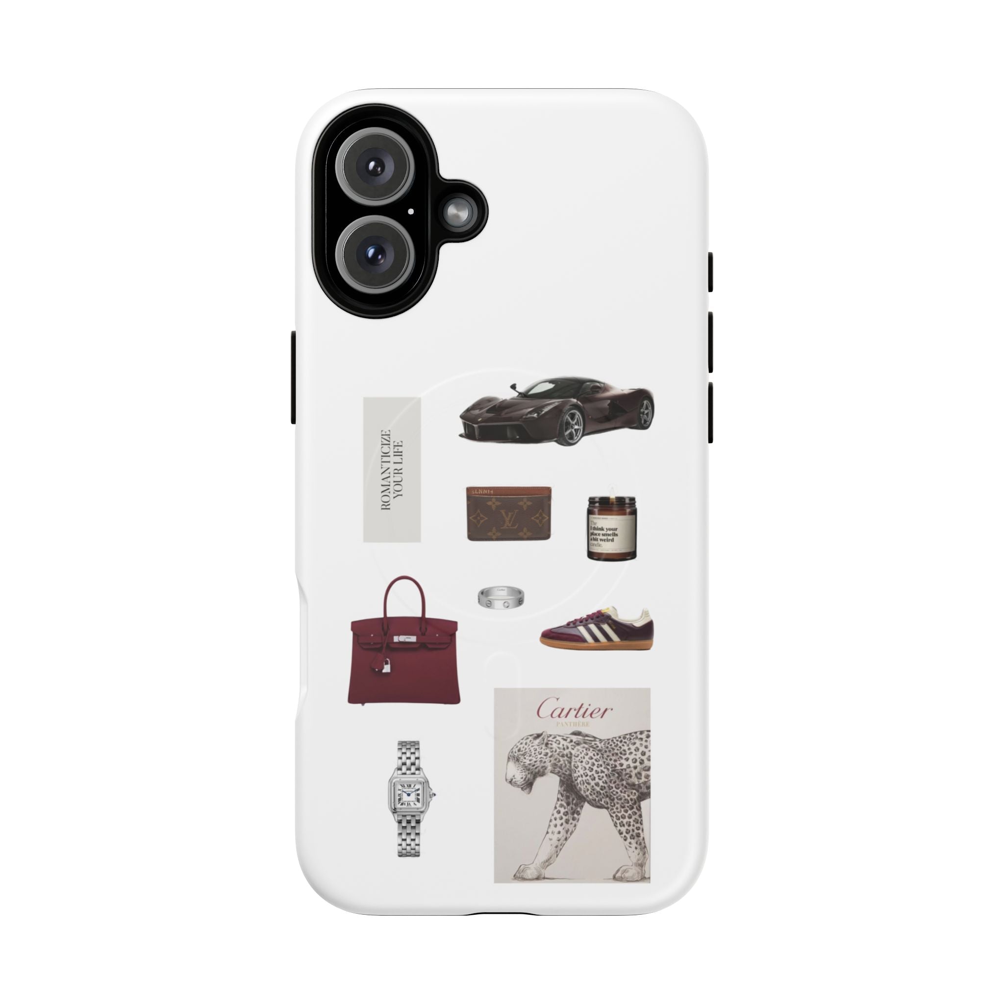 SAEVO Bordeaux Luxe Magnetic iPhone Case