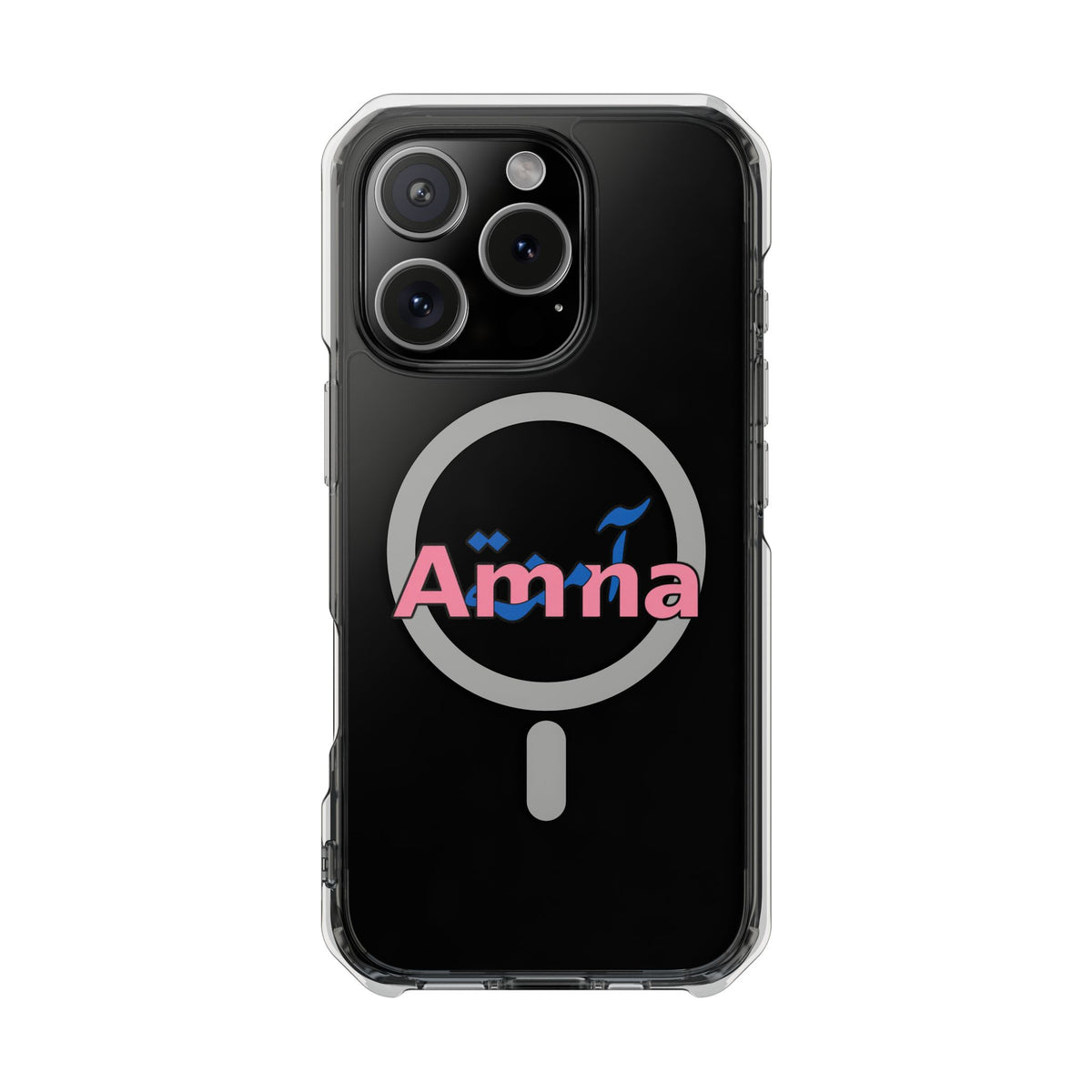Amna Magnetic Clear iPhone Case