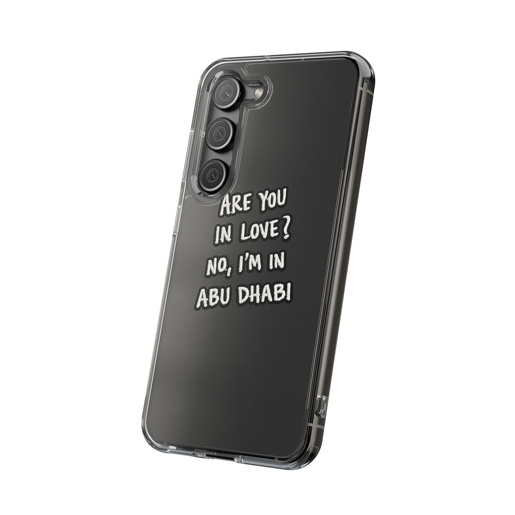 Abu Dhabi Love Clear Case