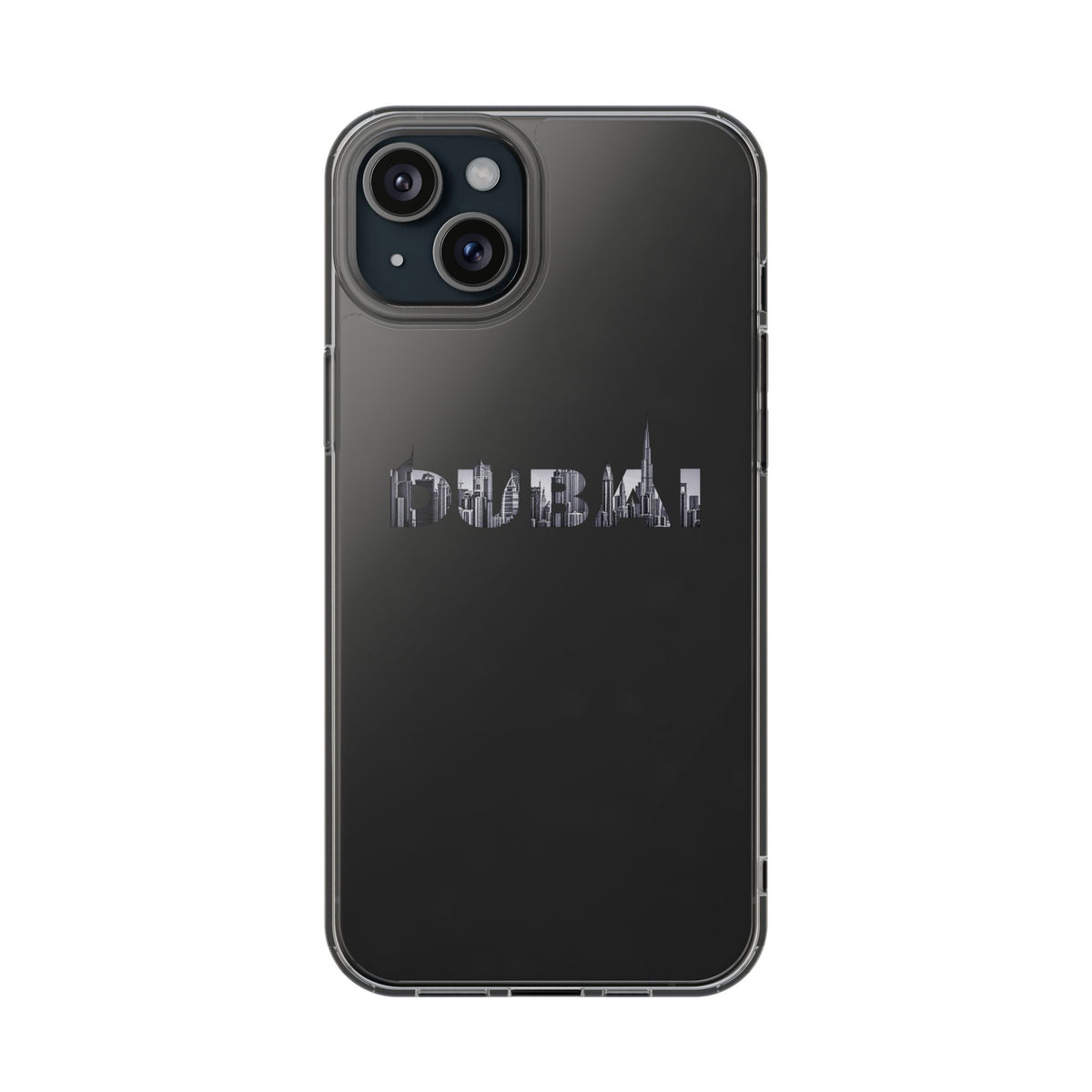 Dubai Skyline Clear Impact-Resistant Case