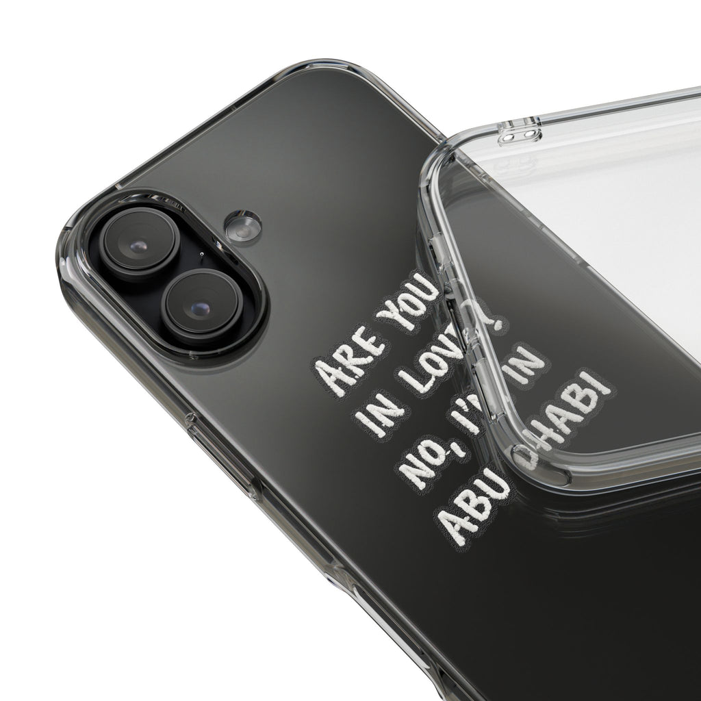 Abu Dhabi Love Clear Case
