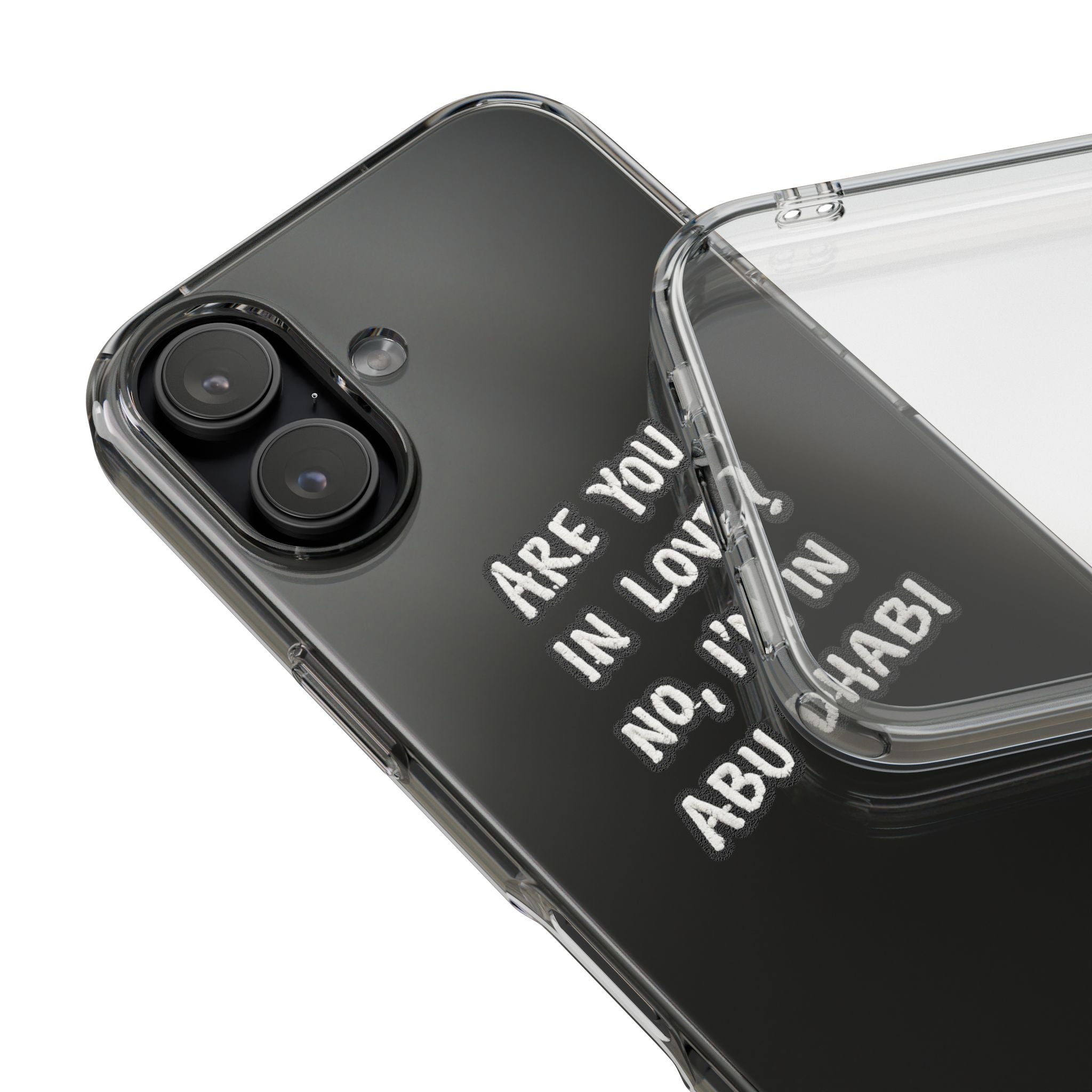 Abu Dhabi Love Clear Case