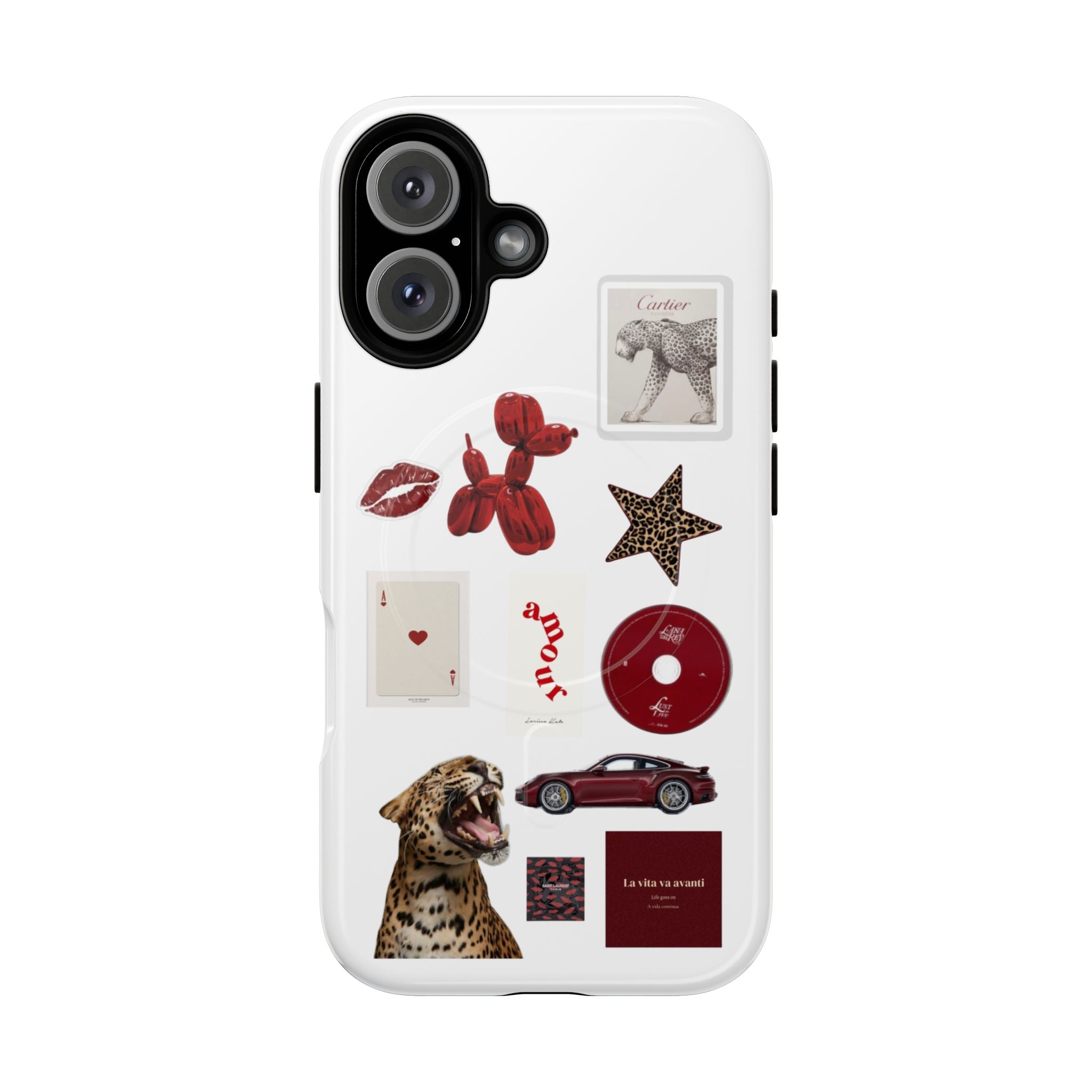 SAEVO Crimson Instinct Magnetic iPhone Case