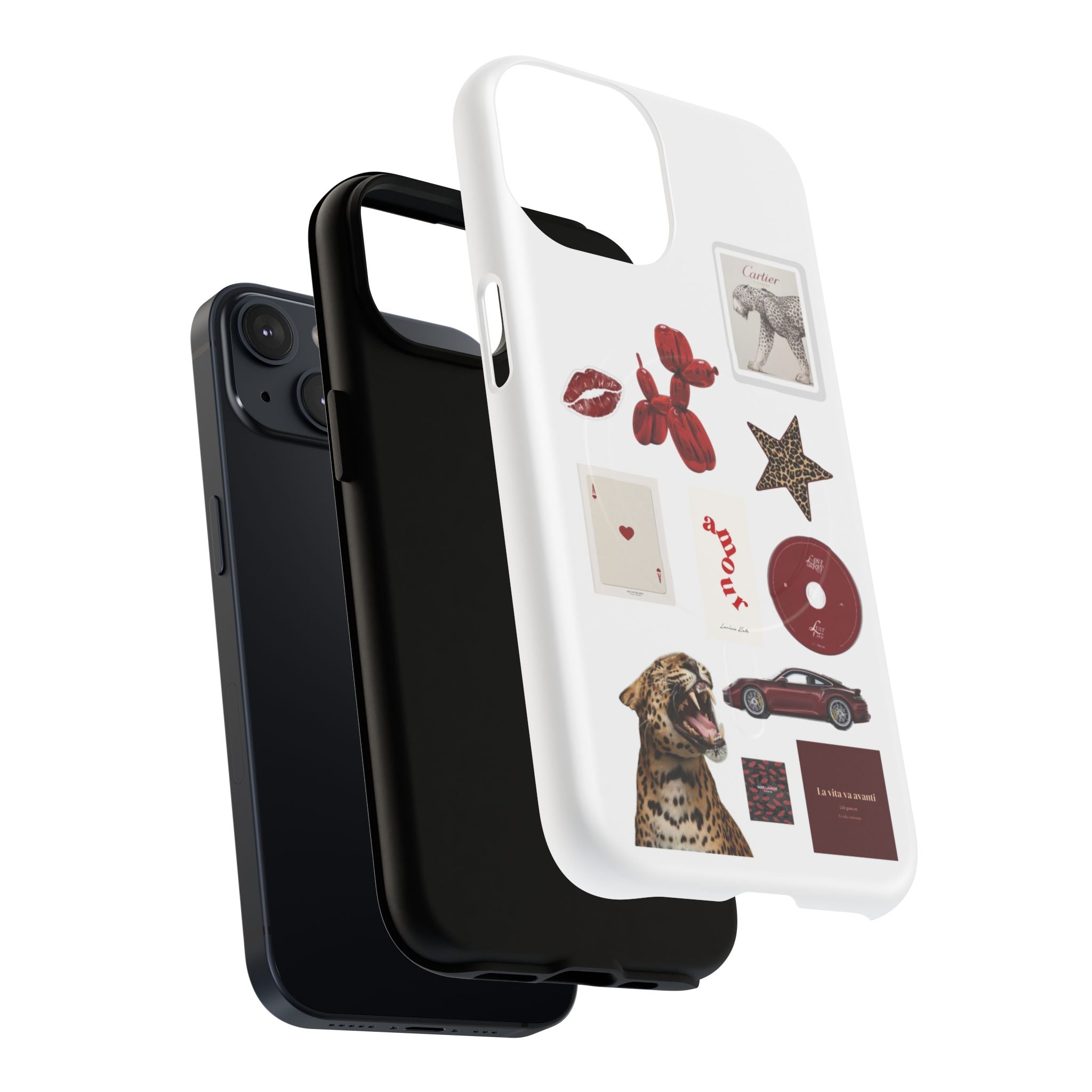 SAEVO Crimson Instinct Magnetic iPhone Case
