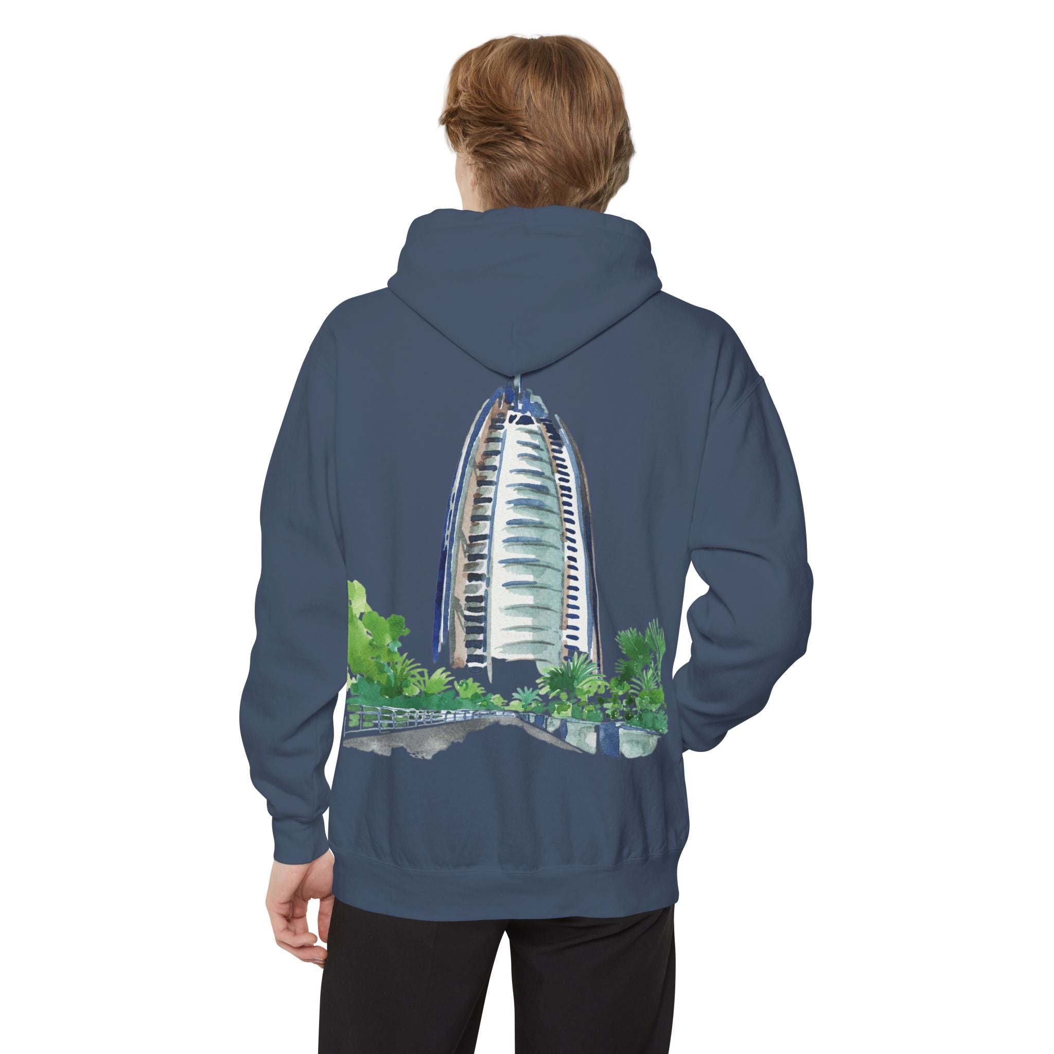 SAEVO Burj Al Arab Watercolor Hoodie