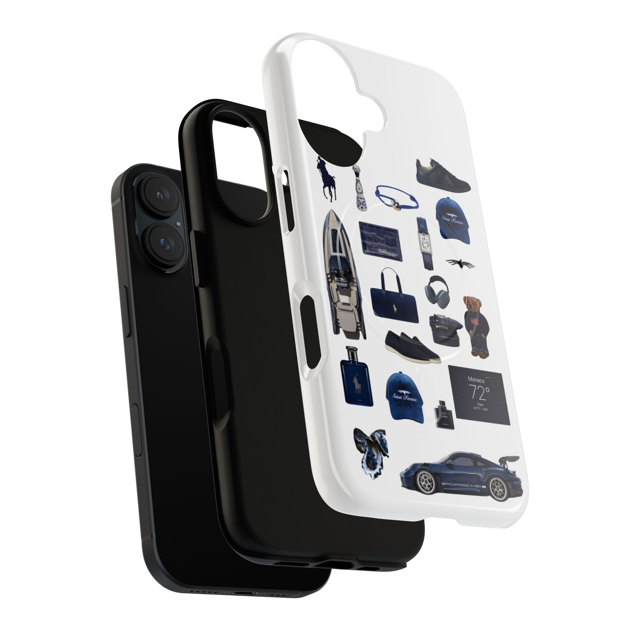 SAEVO Riviera Blue Magnetic iPhone Case