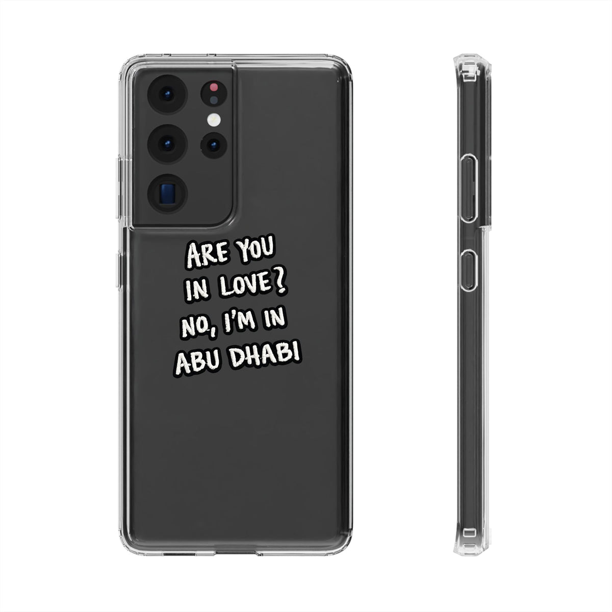 Abu Dhabi Love Clear Case