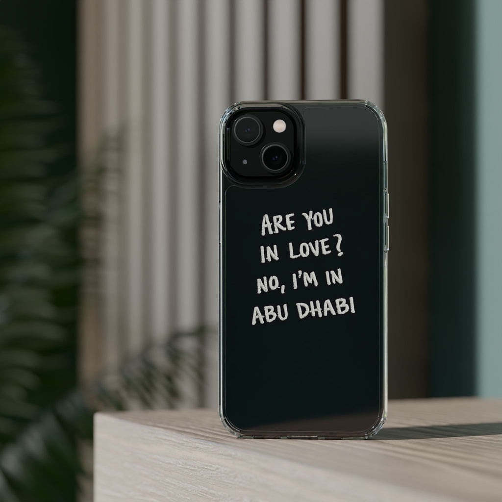 Abu Dhabi Love Clear Case