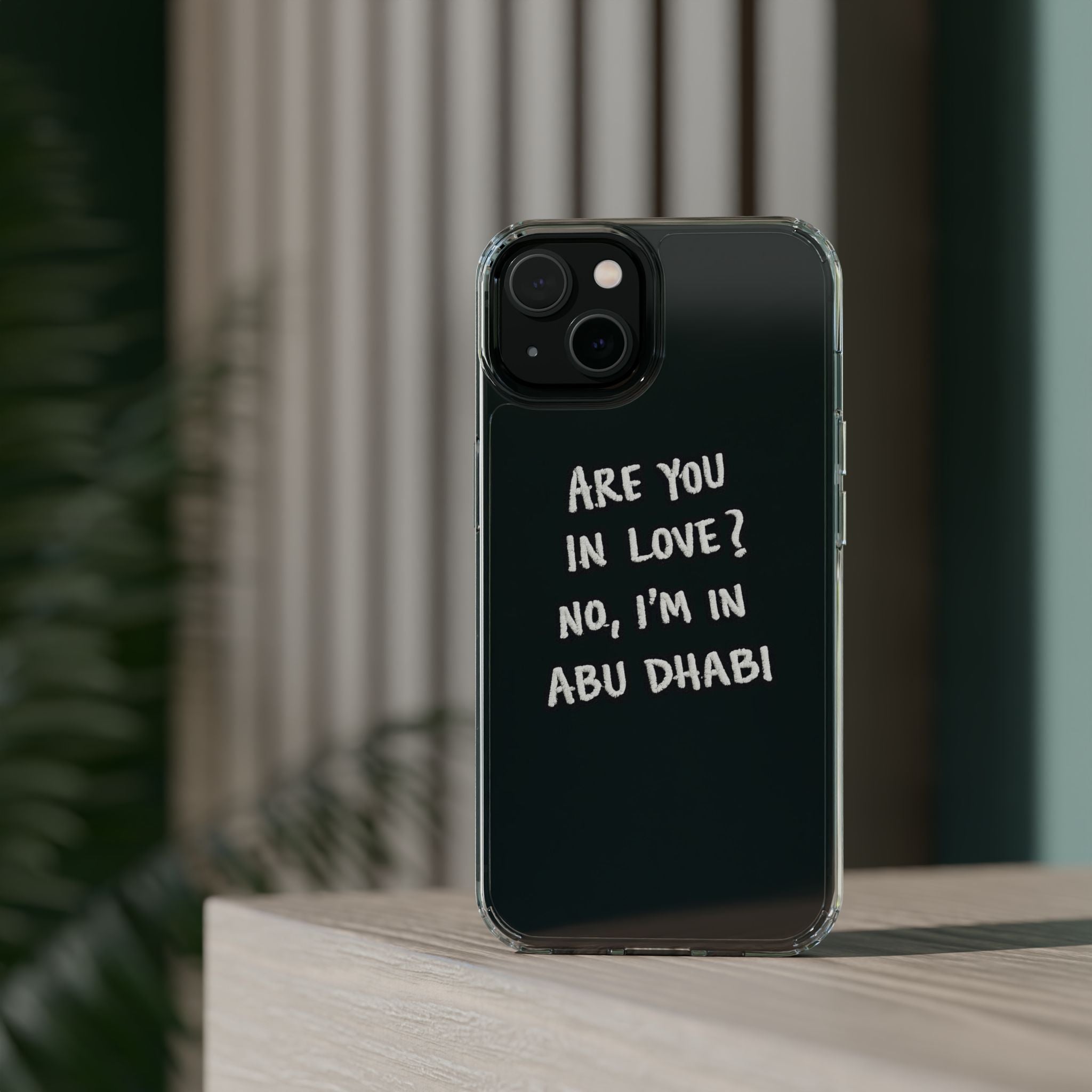 Abu Dhabi Love Clear Case