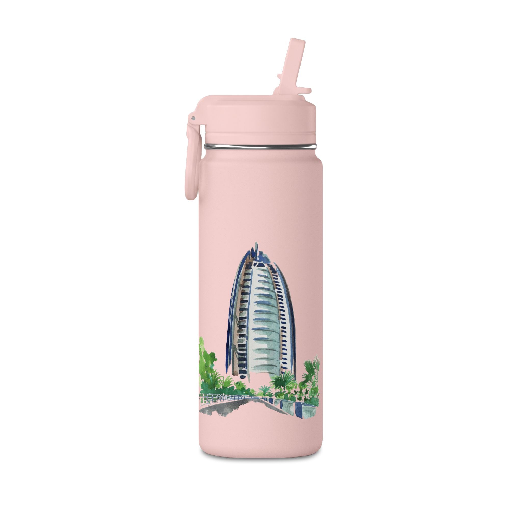 SAEVO Burj Al Arab Watercolor Mini Water Bottle – 0.6L