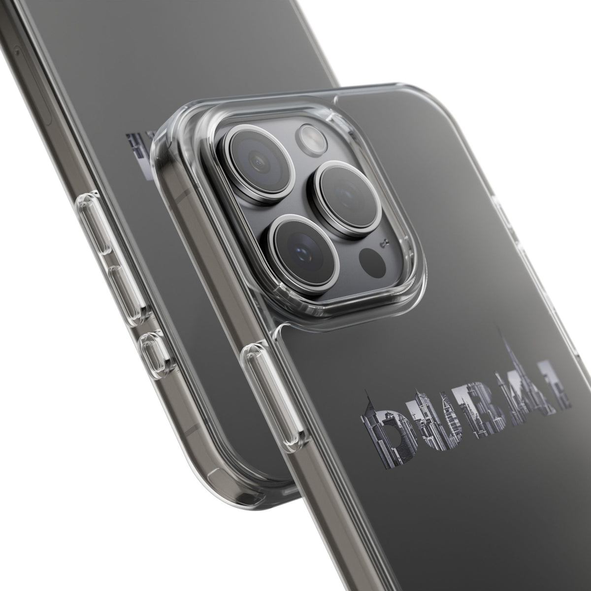 Dubai Skyline Clear Impact-Resistant Case