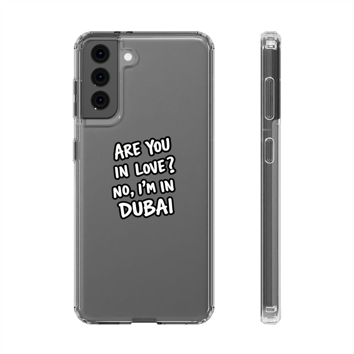 Dubai Love Clear Impact-Resistant Case