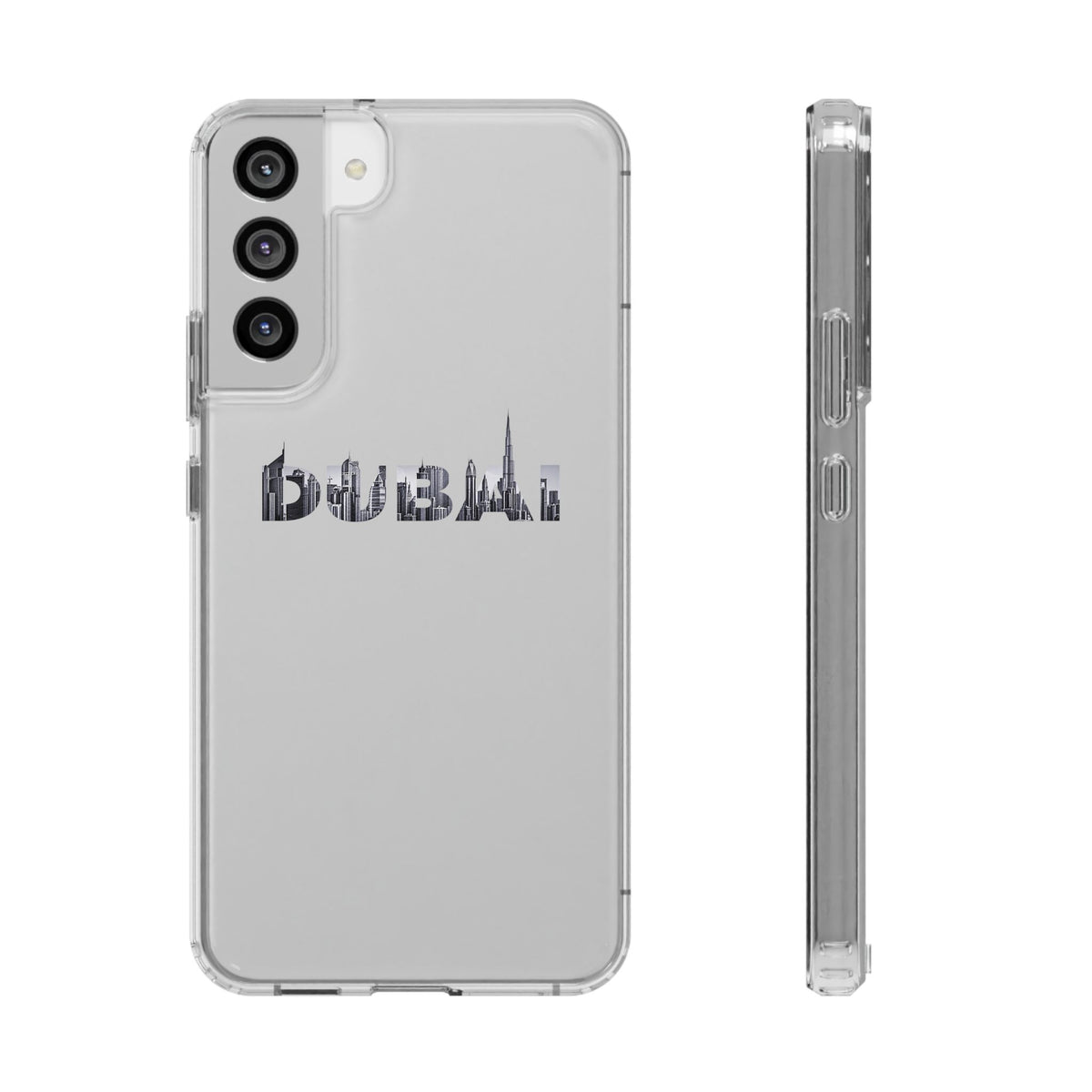 Dubai Skyline Clear Impact-Resistant Case