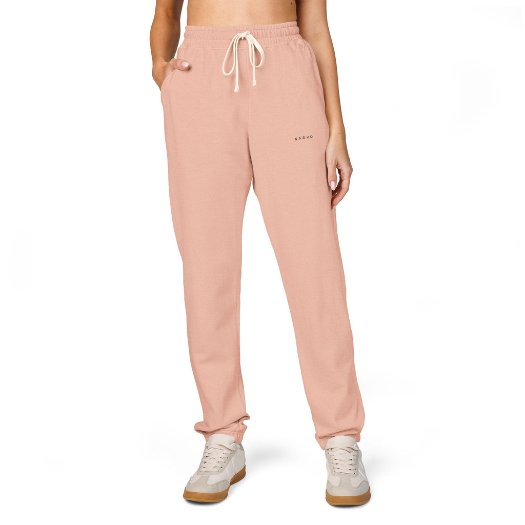 SAEVO Garment-Dyed Fleece Sweatpants