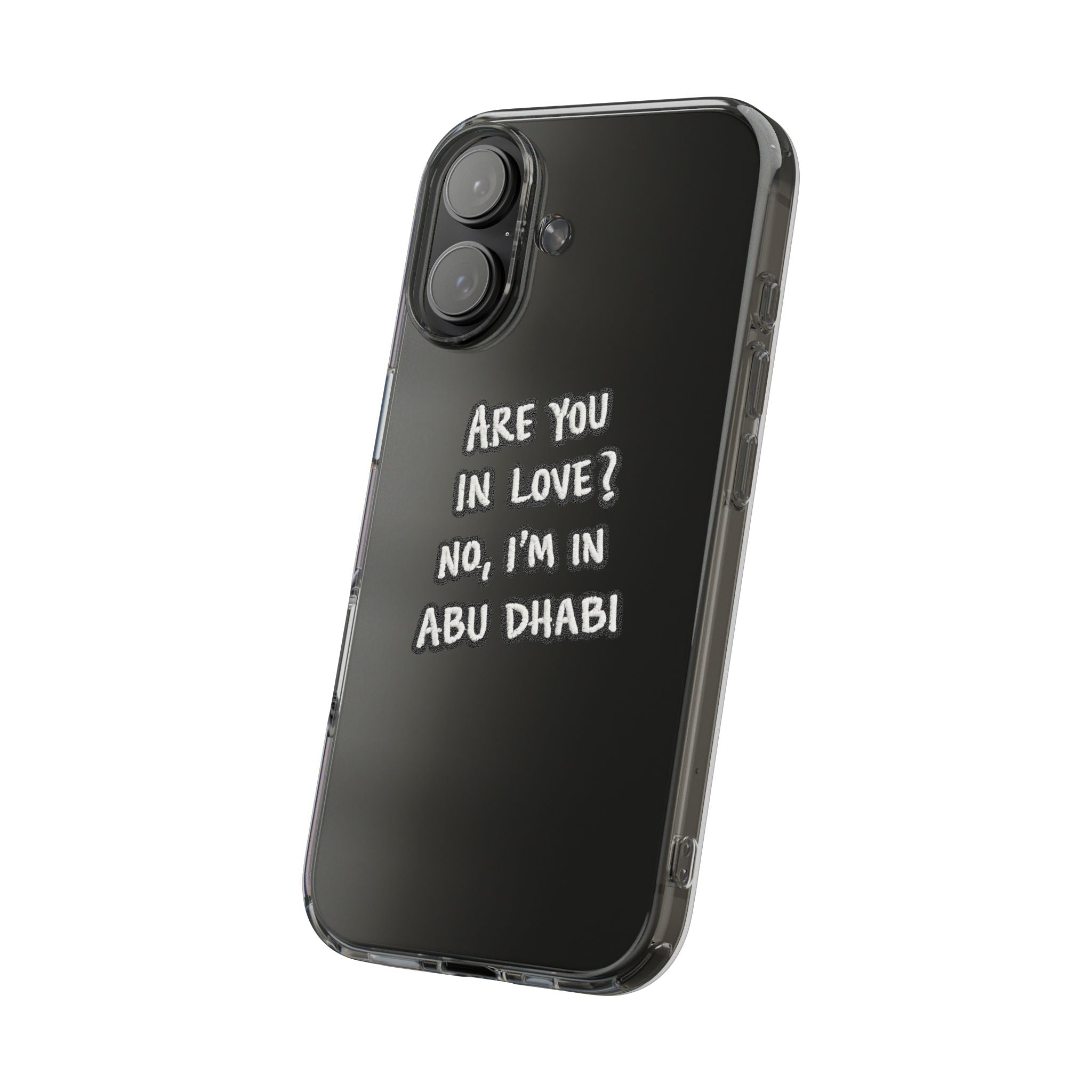 Abu Dhabi Love Clear Case