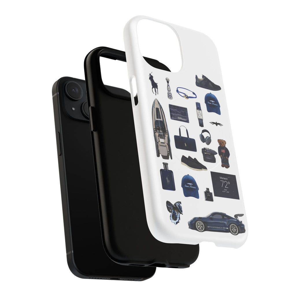 SAEVO Riviera Blue Magnetic iPhone Case