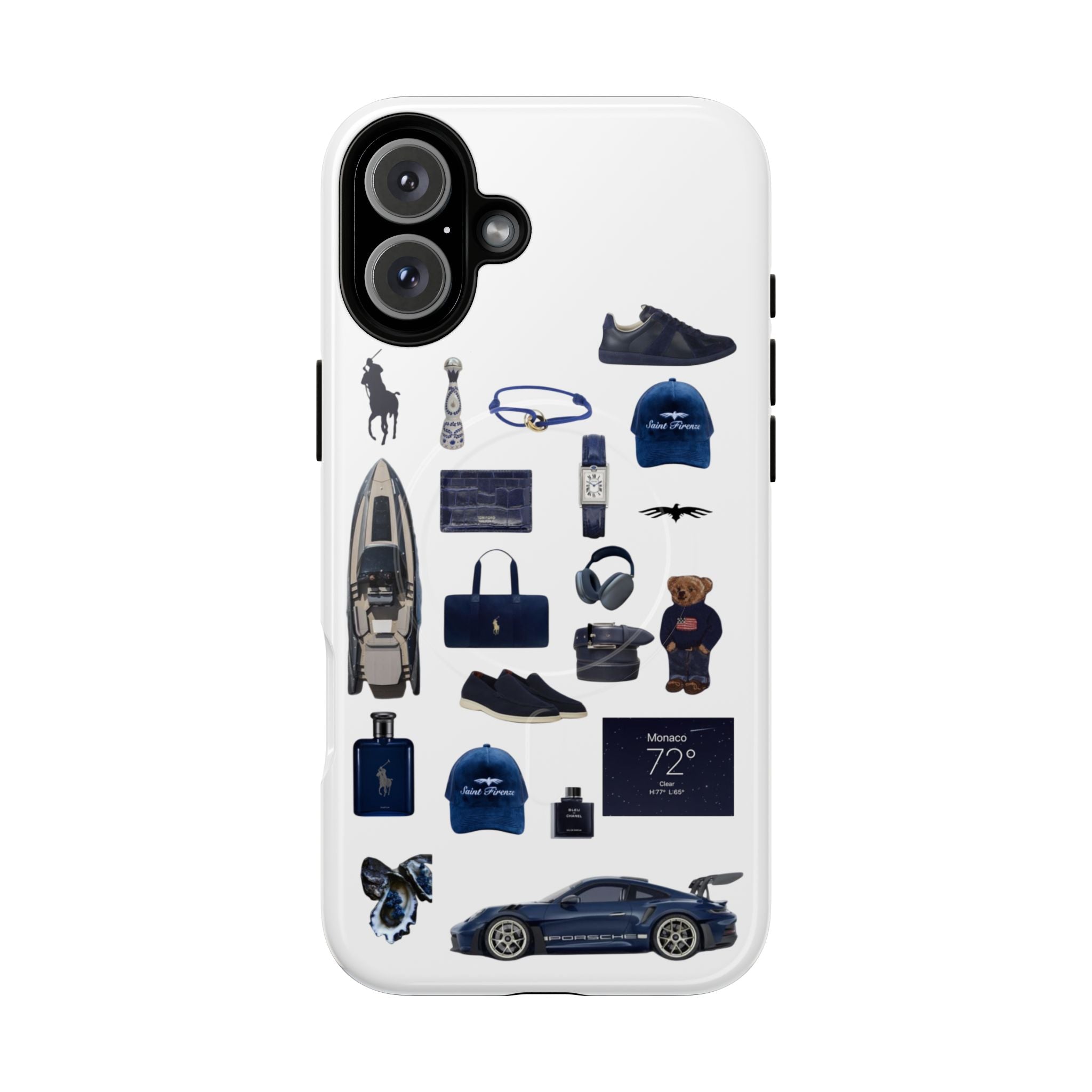 SAEVO Riviera Blue Magnetic iPhone Case