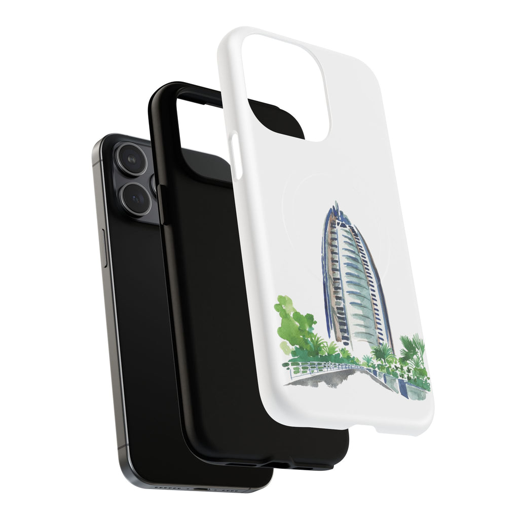 SAEVO Burj Al Arab Watercolor Magnetic iPhone Case
