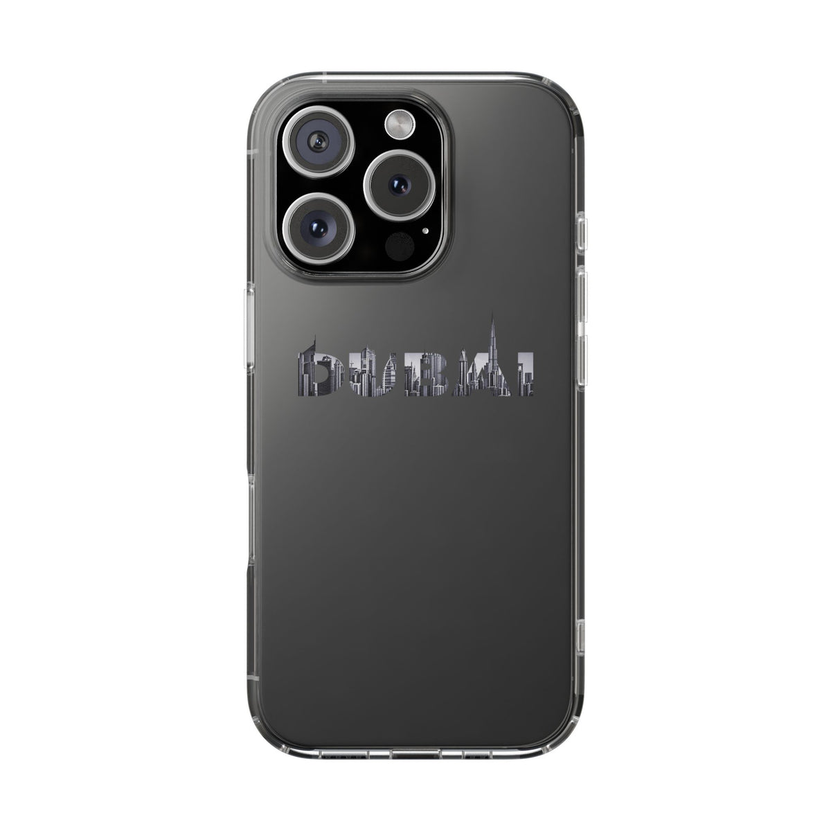 Dubai Skyline Clear Impact-Resistant Case