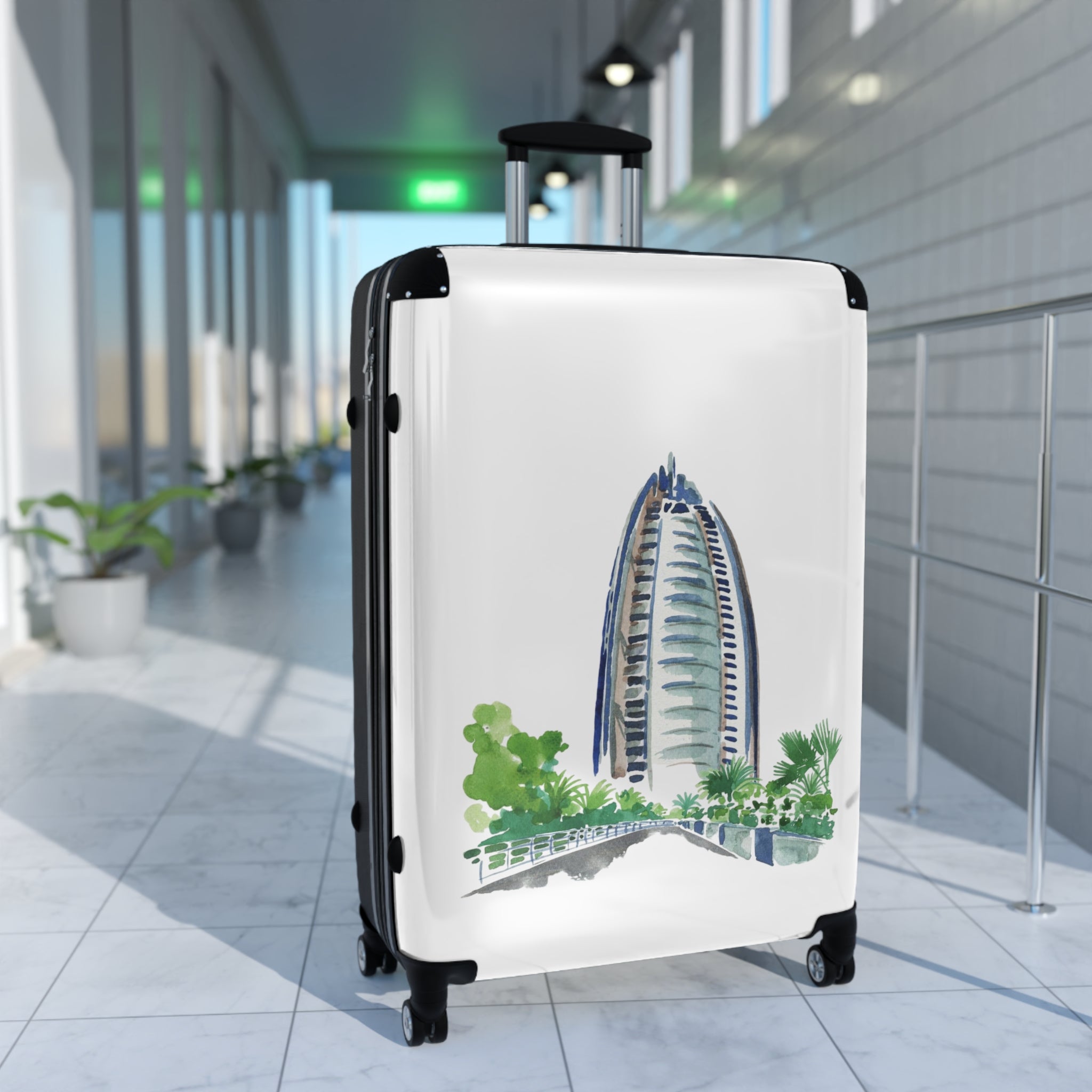 SAEVO Burj Al Arab Watercolor Suitcase