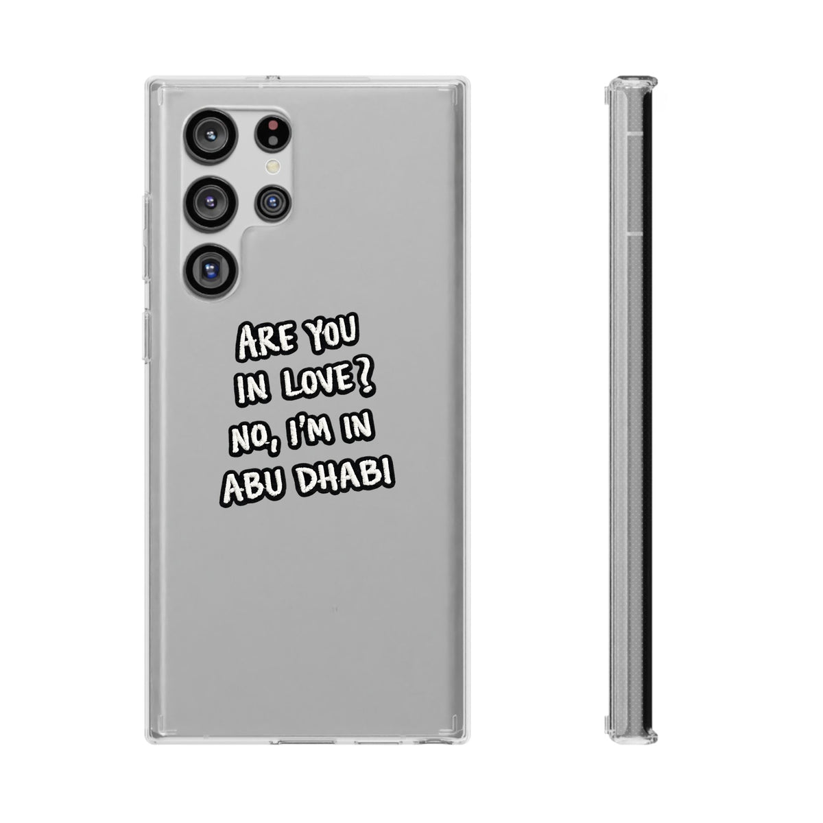 Abu Dhabi Love Clear Case
