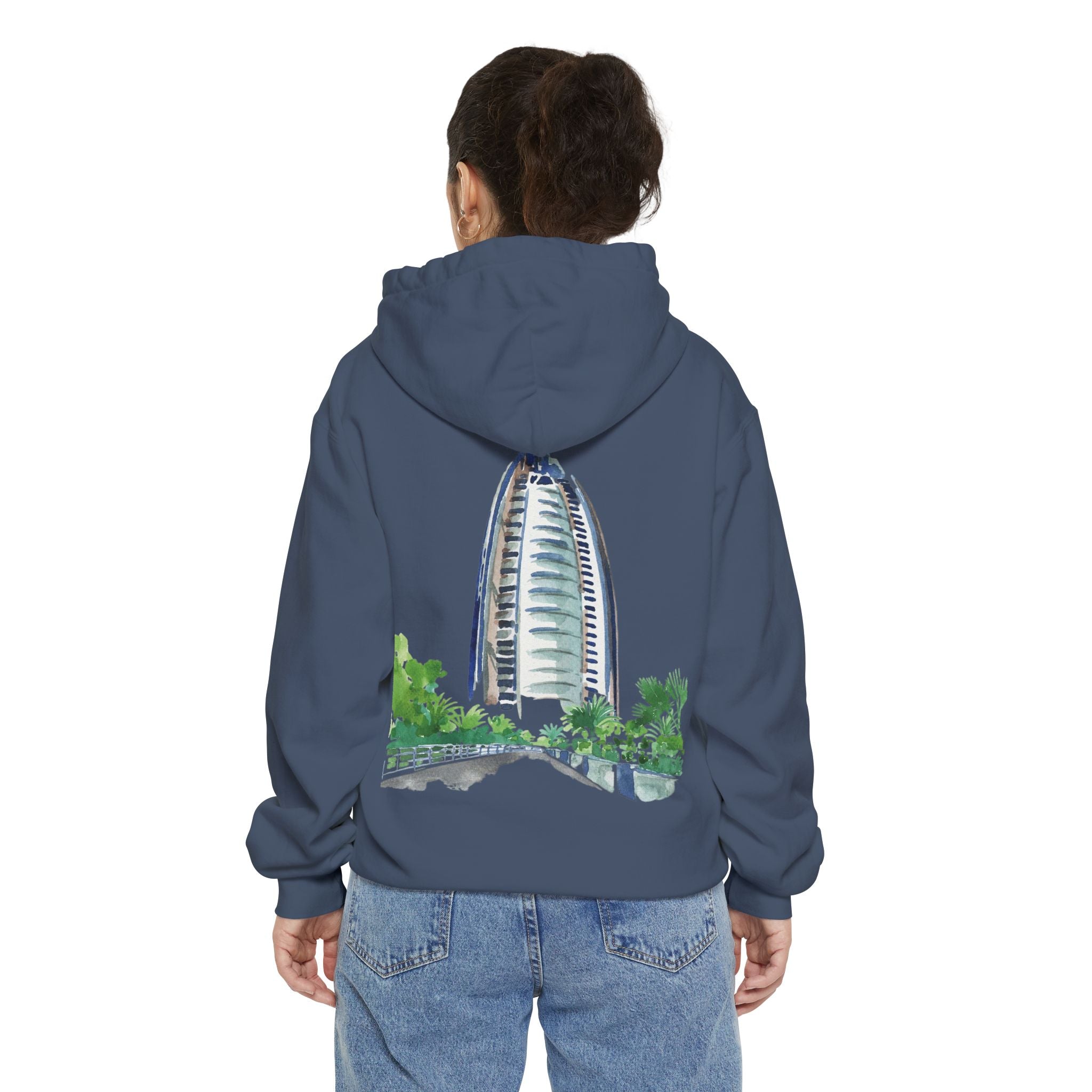 SAEVO Burj Al Arab Watercolor Hoodie